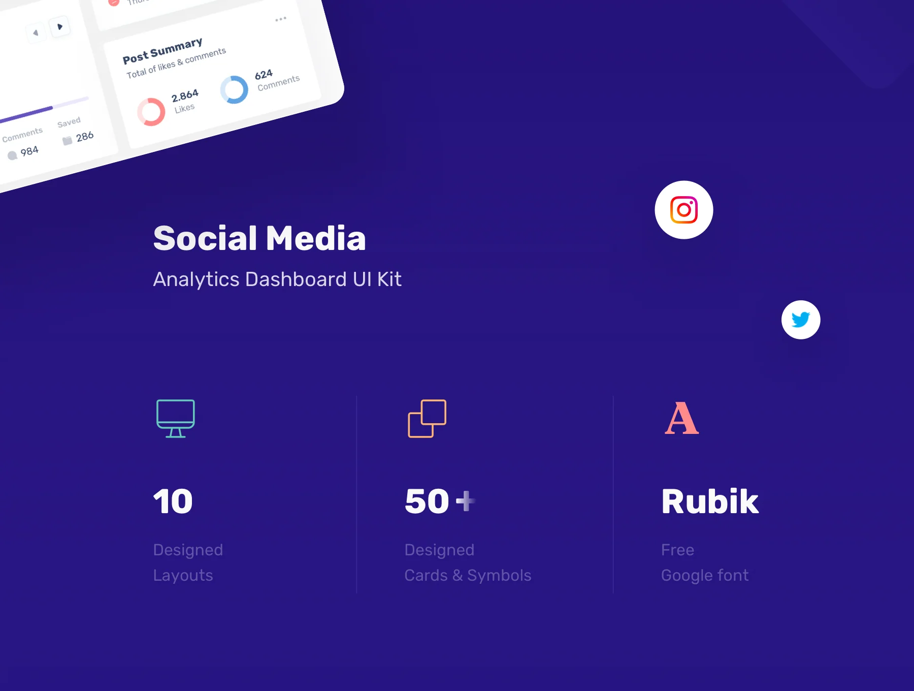 SociaPlan : Dashboard UI Kit 4