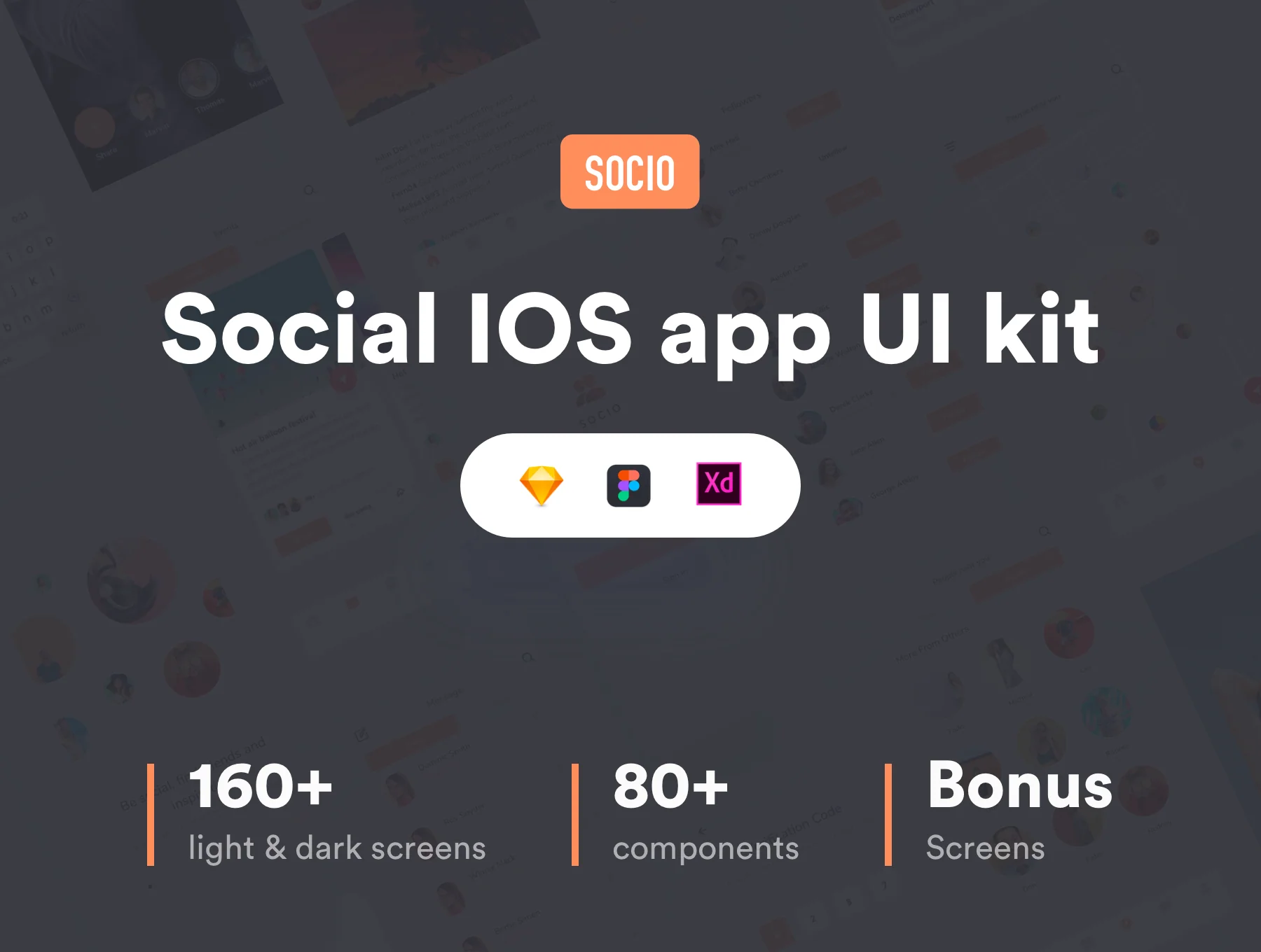 Socio IOS app ui kit