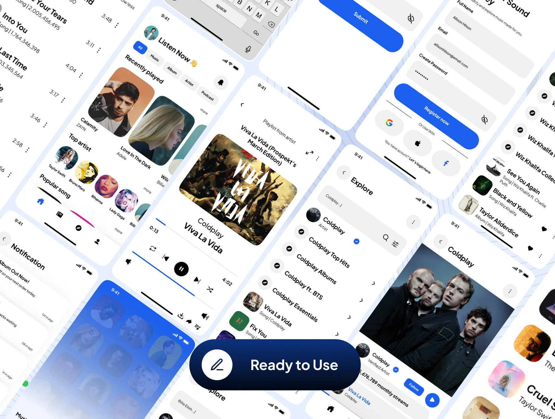 Sodtify – Music Streaming Player App UI Kit 7