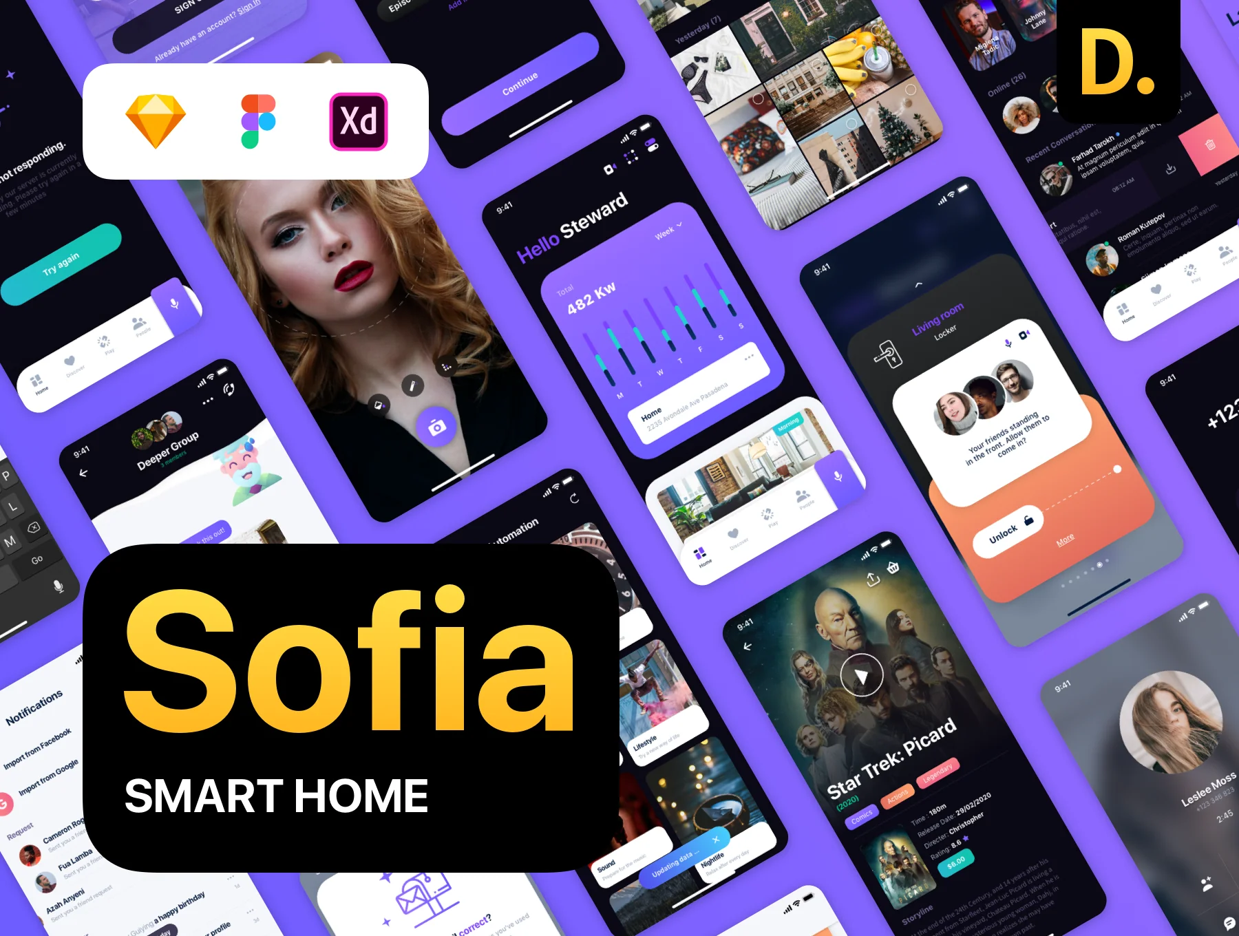 Sofia - Smart Home UI Kit