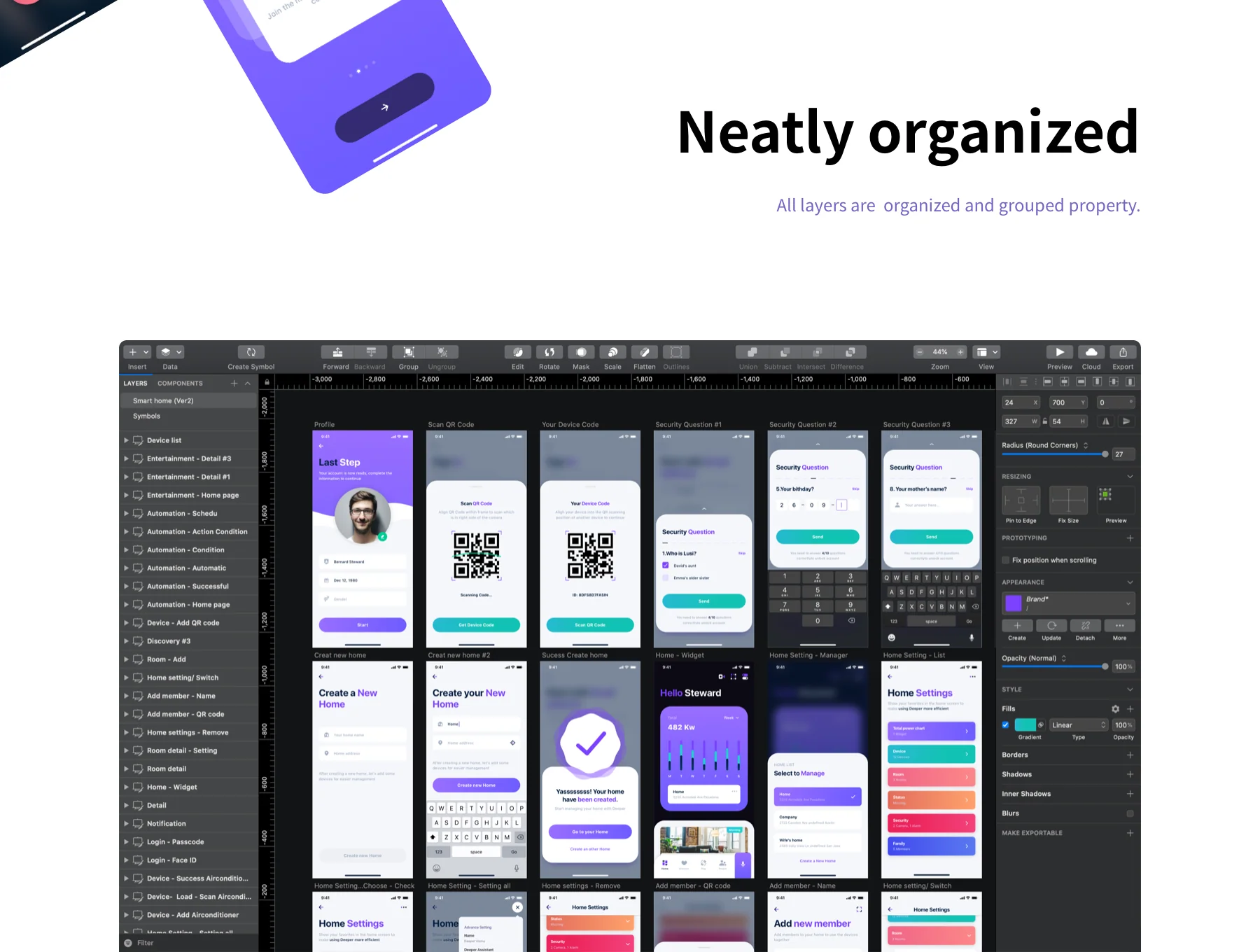Sofia - Smart Home UI Kit 4