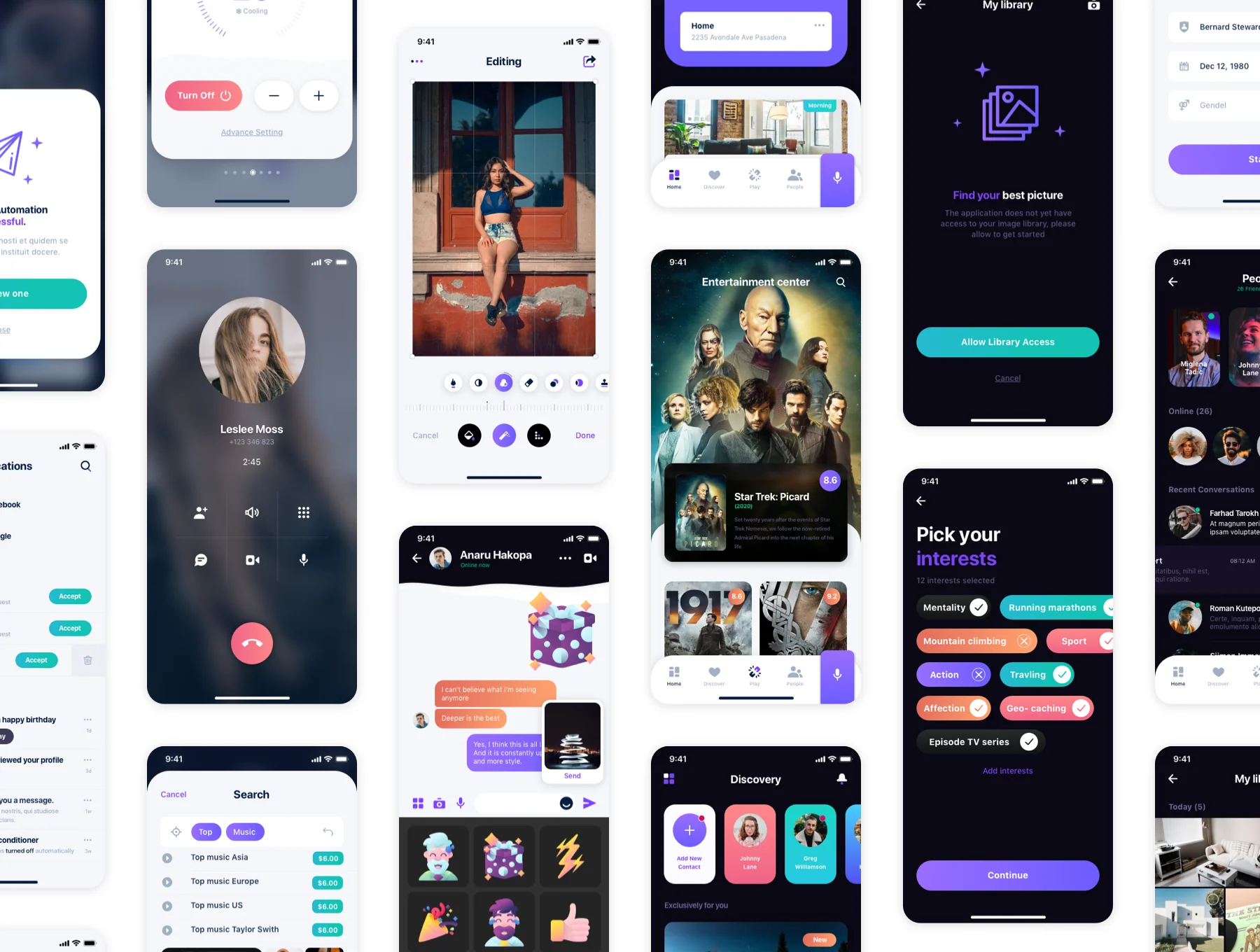 Sofia - Smart Home UI Kit 7