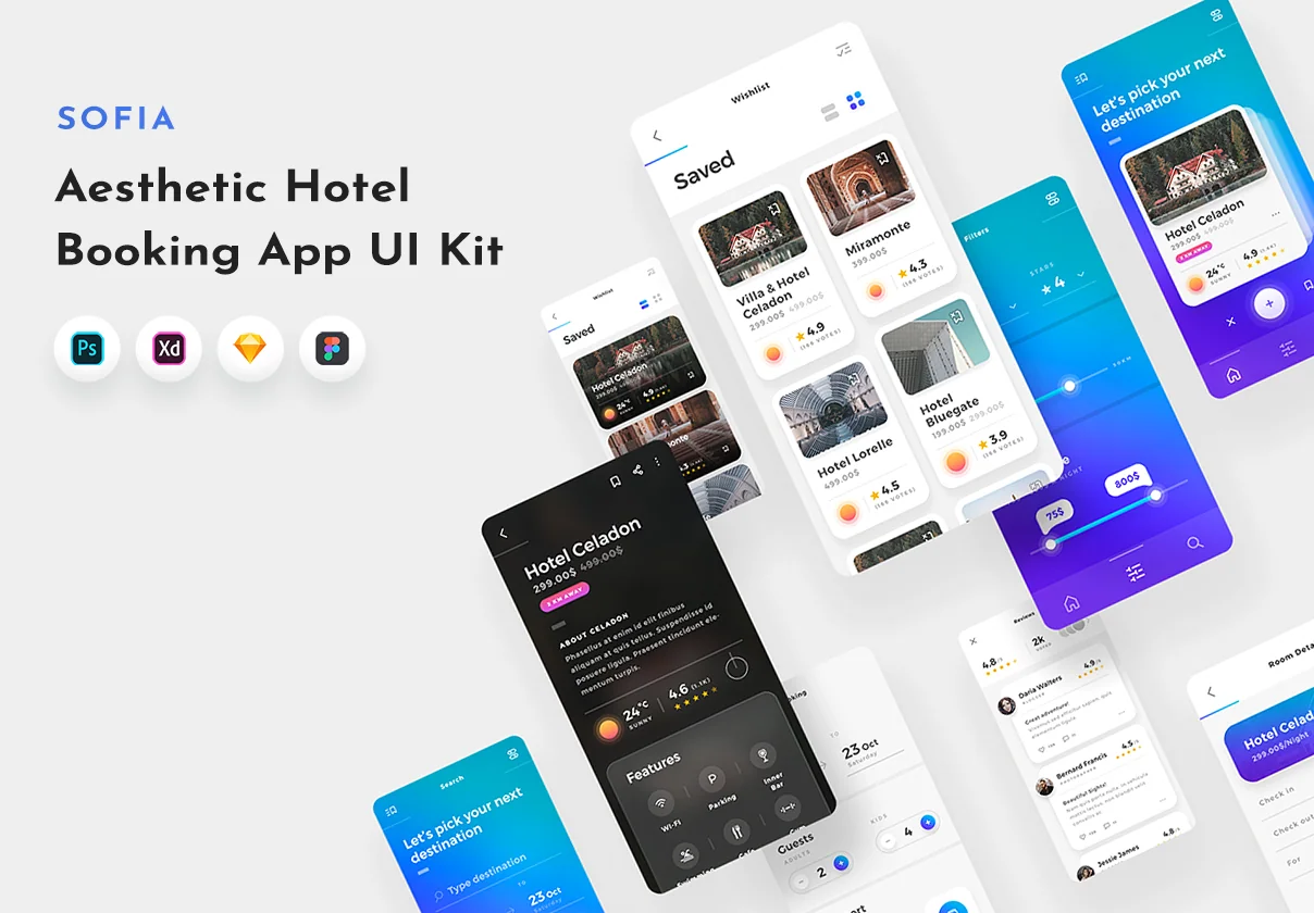 Sofia - Hotel Booking UI Kit