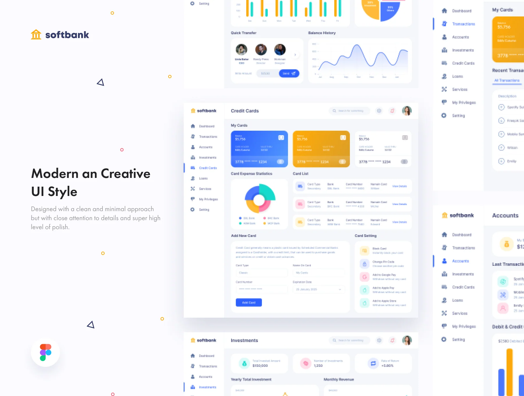 Soft Bank - Banking And Finance Dashboard 5