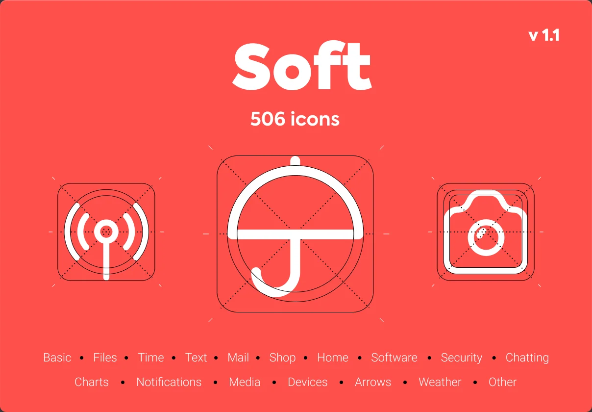 Soft icons