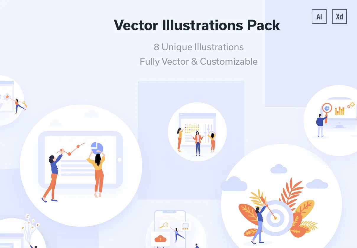 Business Software Vector Concept