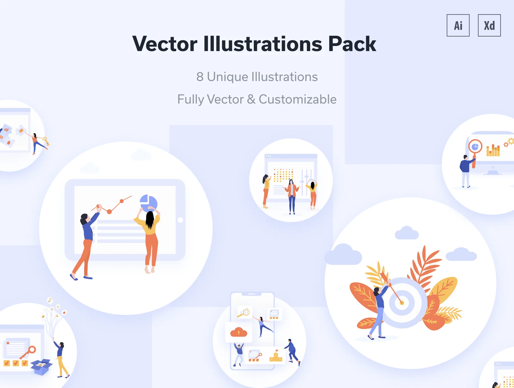 Business Software Vector Concept