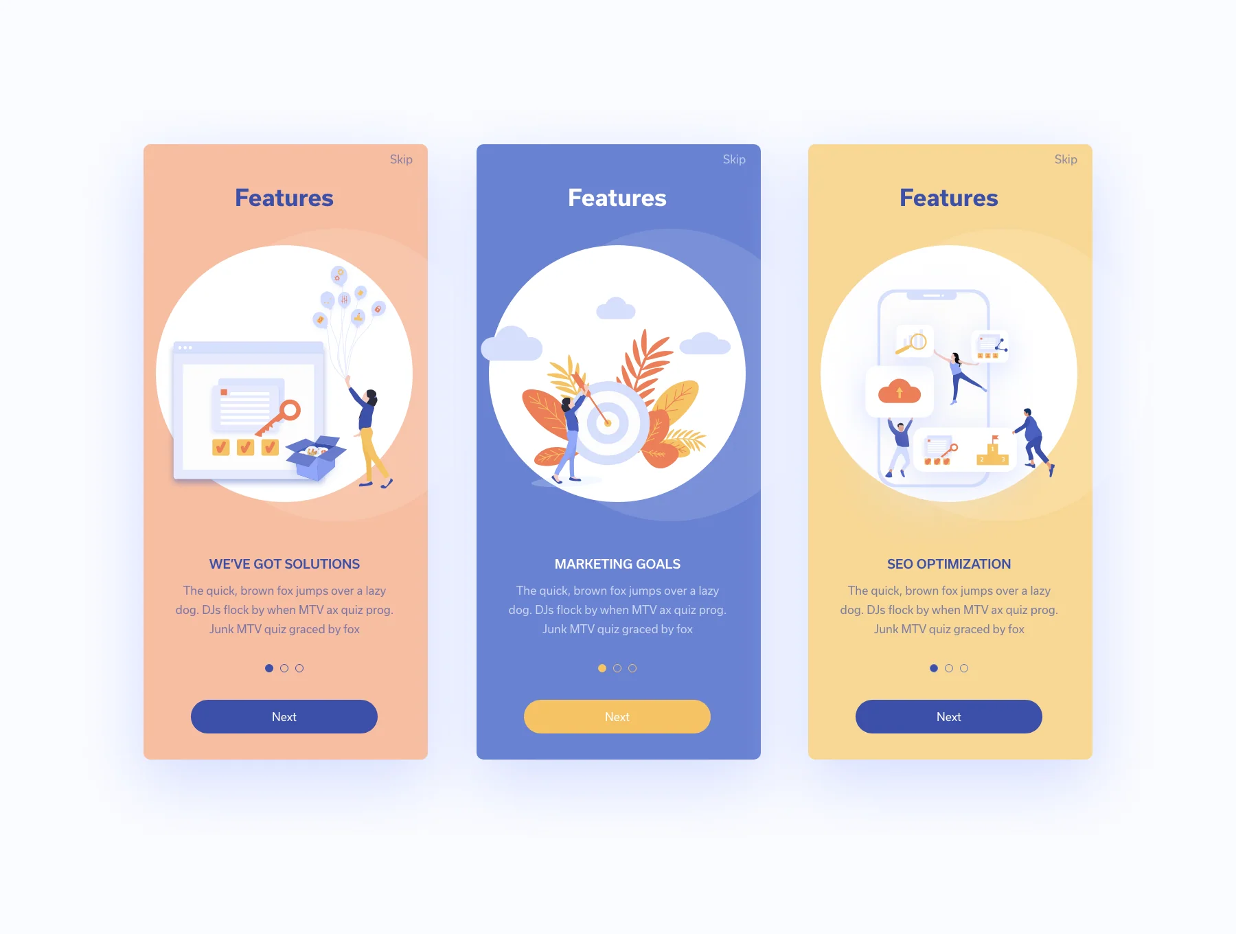 Business Software Vector Concept 4