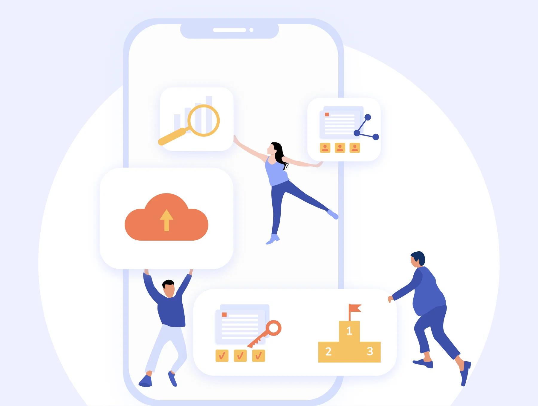 Business Software Vector Concept 6