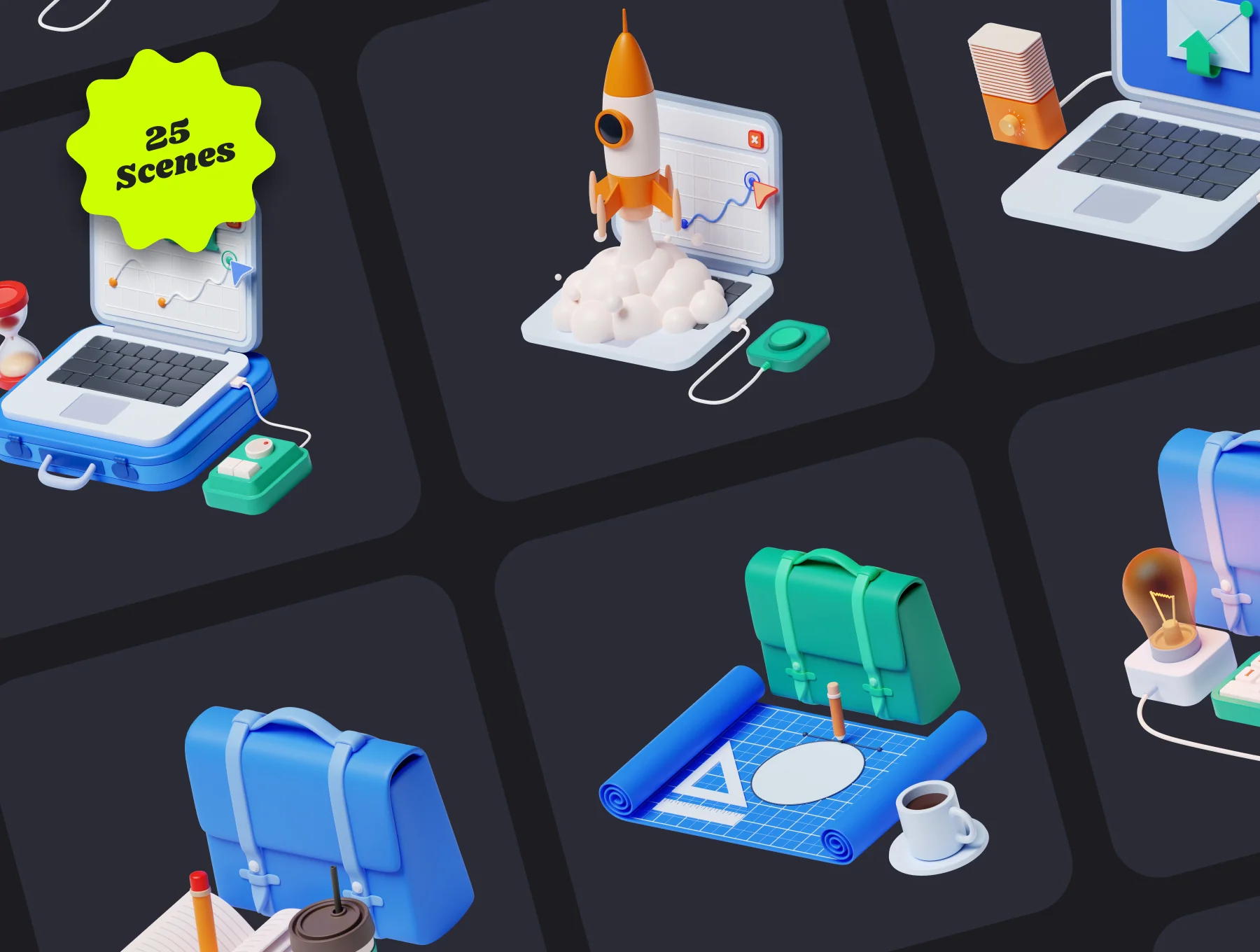 Sokbusy - Isometric Illustration 7