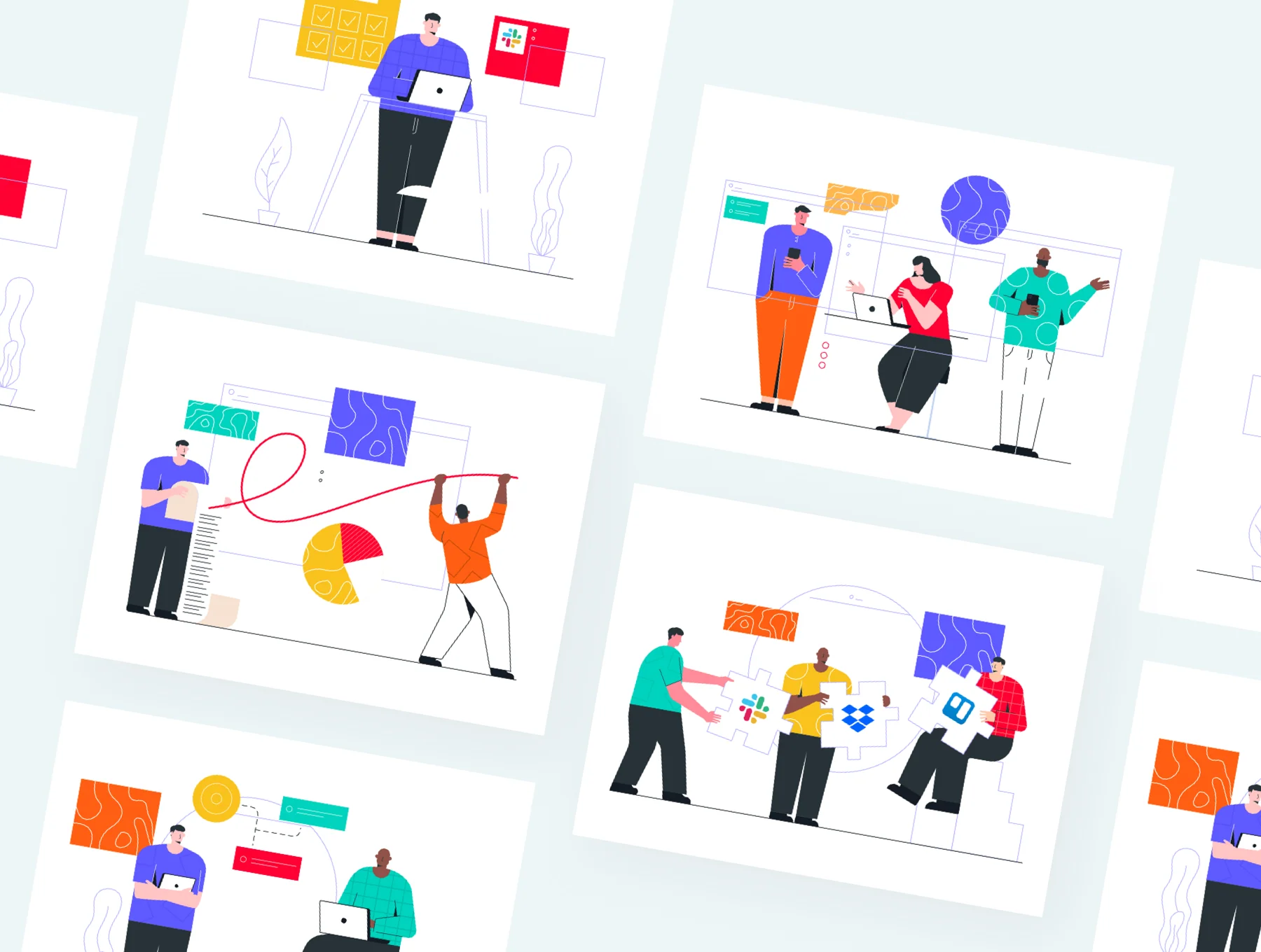 Sokor: SaaS Platform Illustration Pack 5