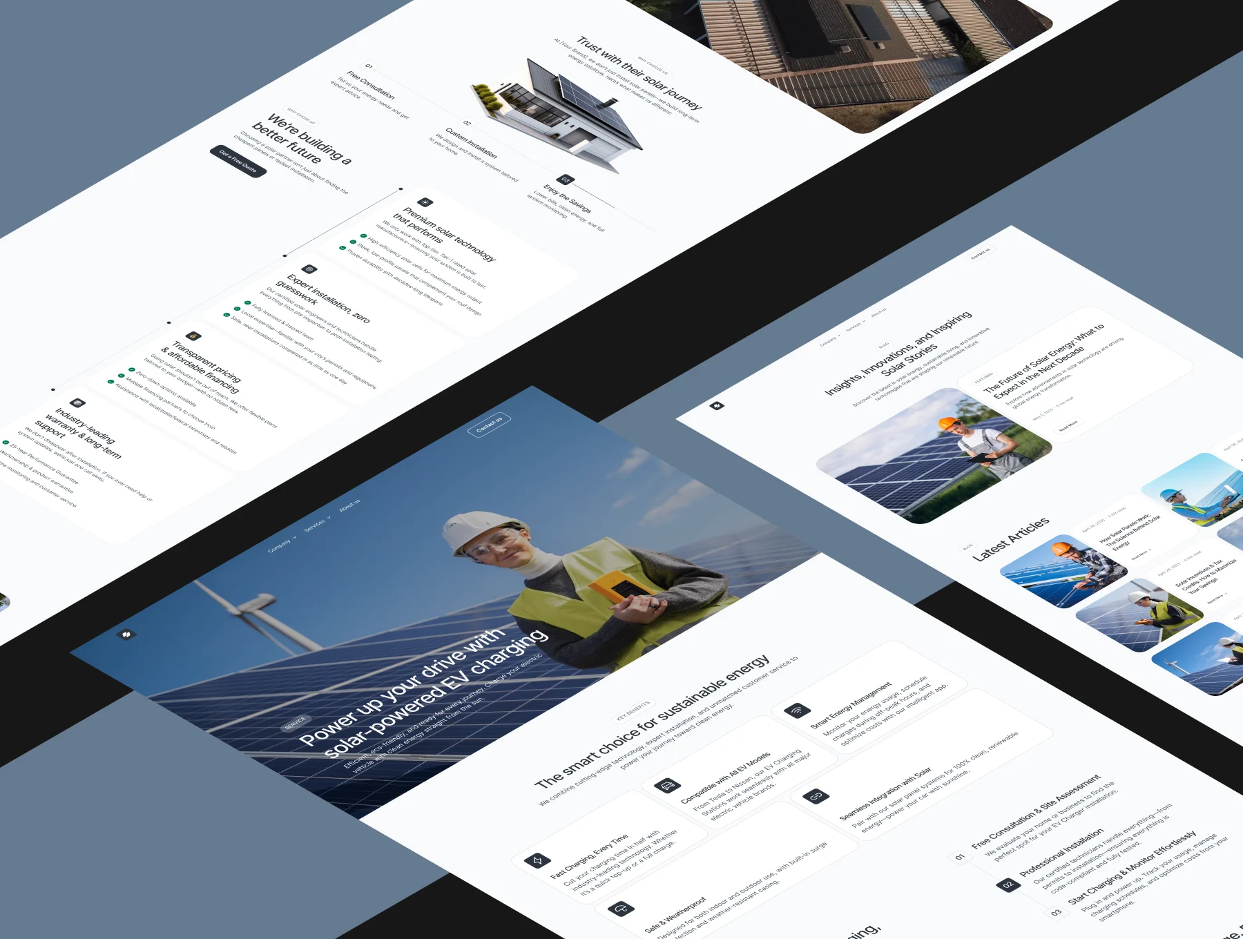 Solar Panel Website Templates 10