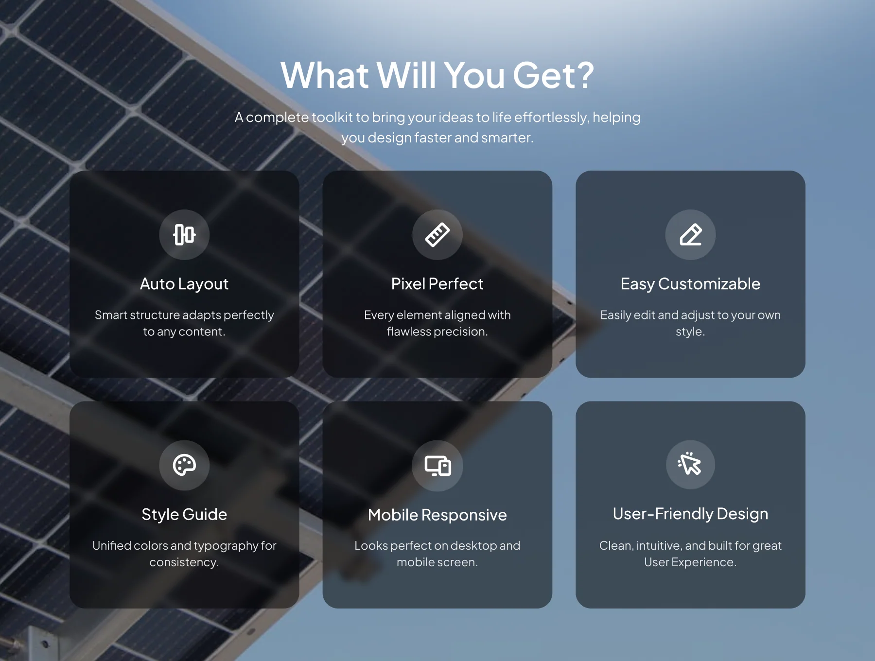Solaris - Solar Energy Website UI Kit 2