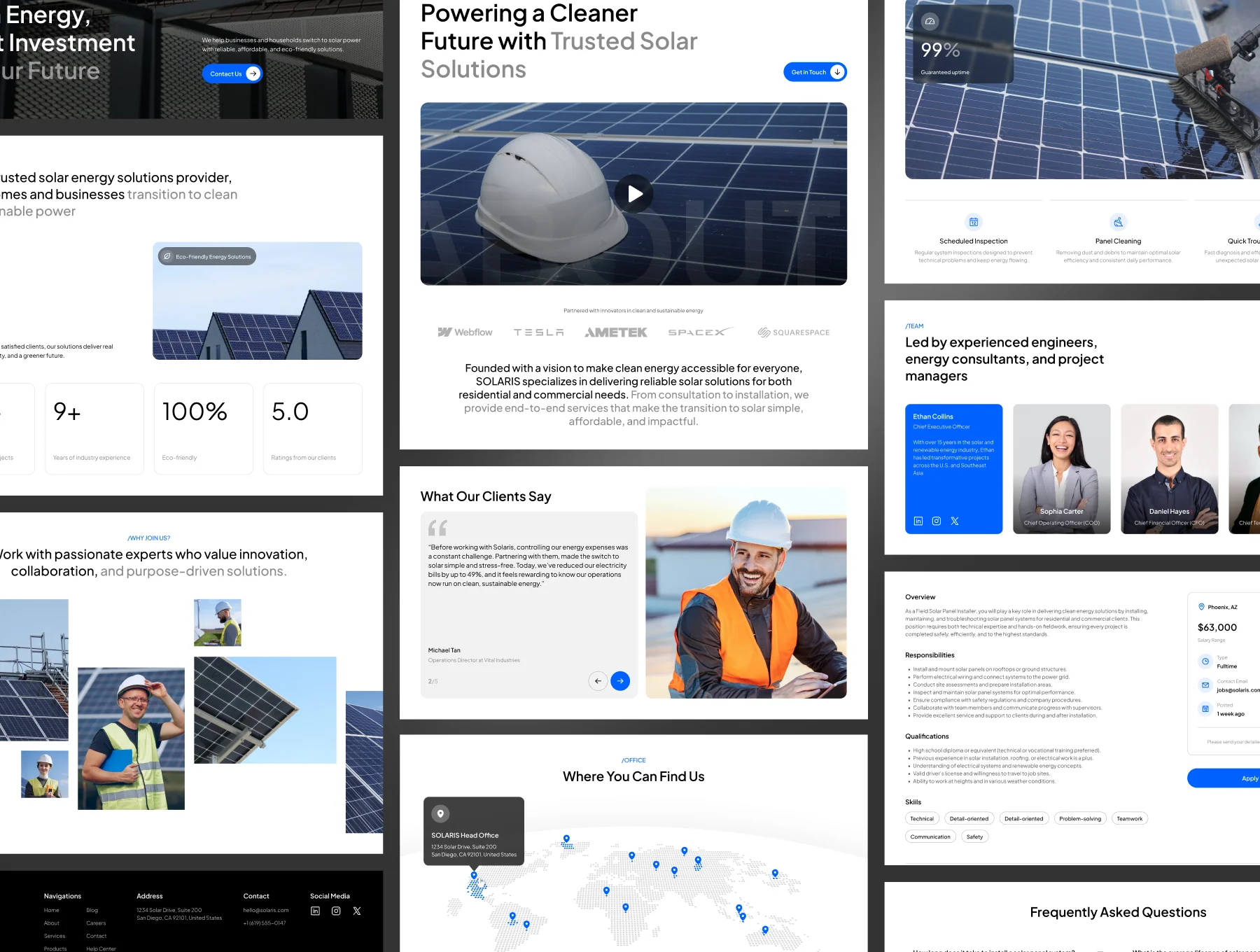 Solaris - Solar Energy Website UI Kit 6
