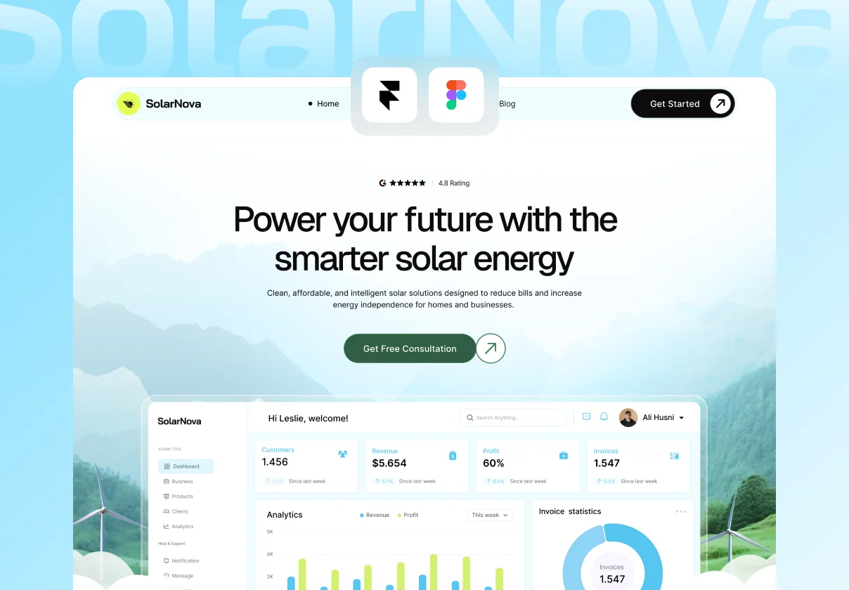 Solarnova — Solar Energy Website Template
