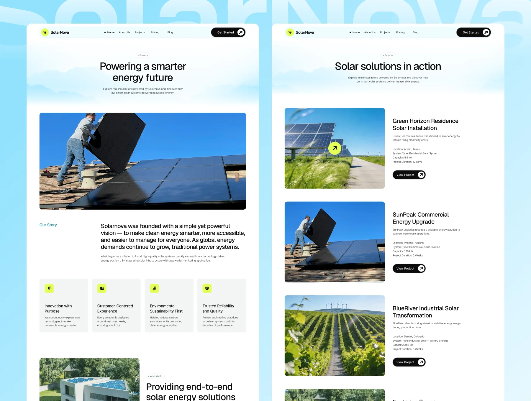 Solarnova — Solar Energy Website Template 4