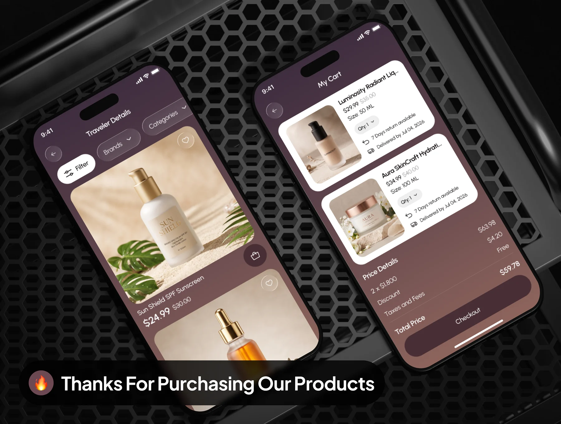 Solea - Beauty Care Ecommerce App UI Kit 9