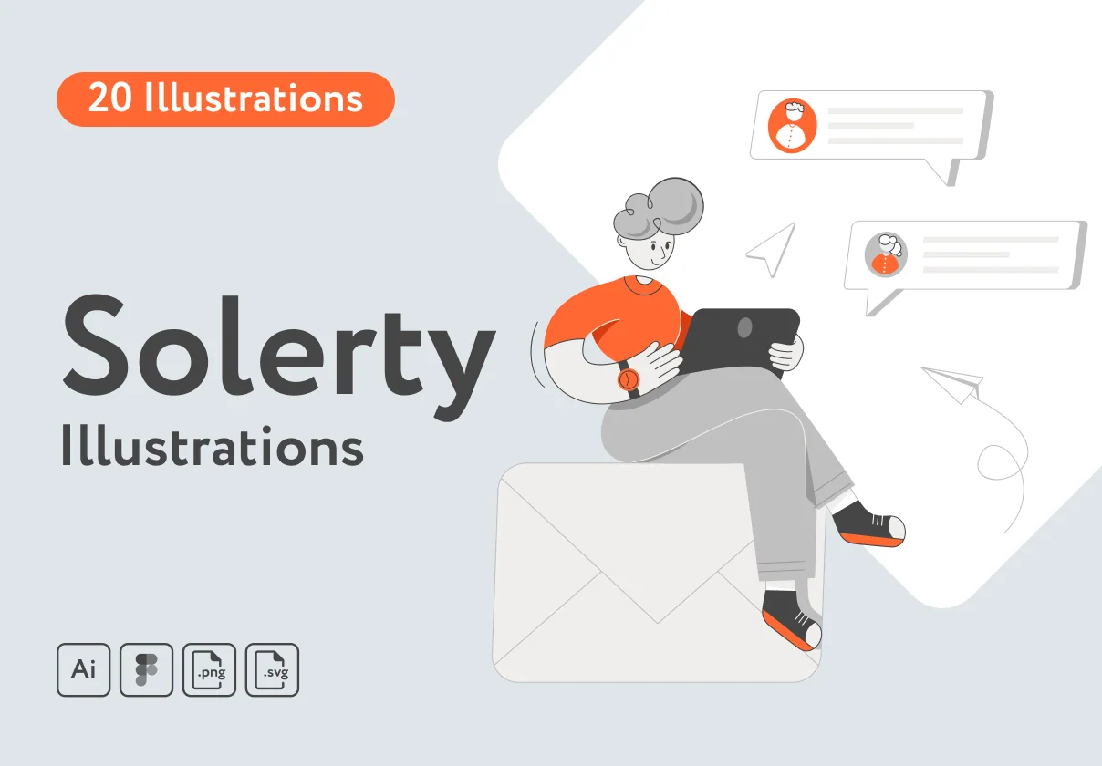 Solerty Marketing Illustrations