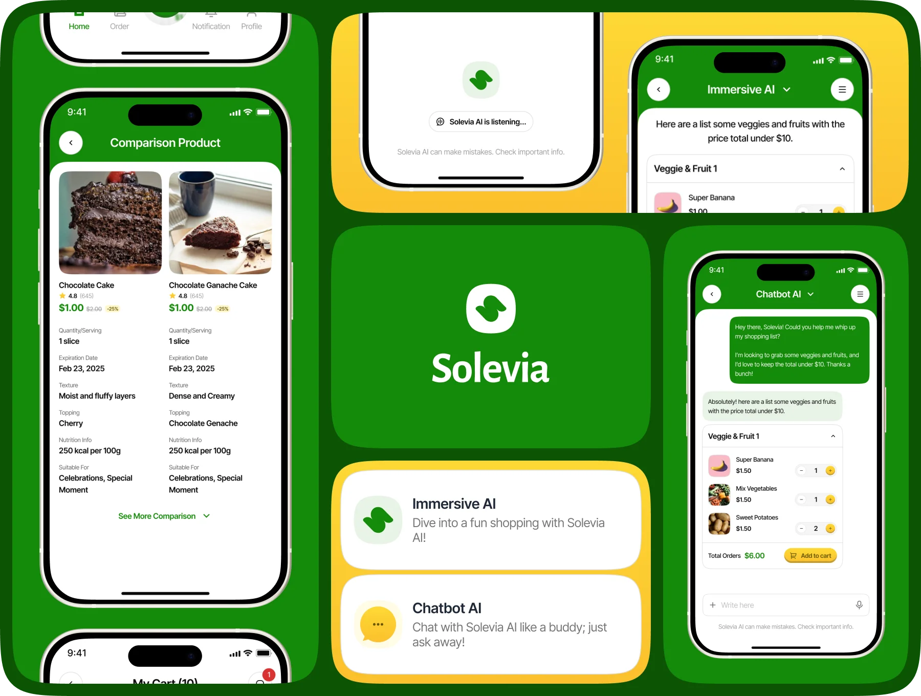 Solevia - AI Grocery Shopping App 3