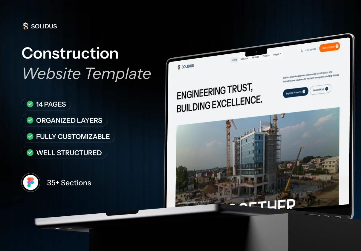 SOLIDUS - Construction Website Template