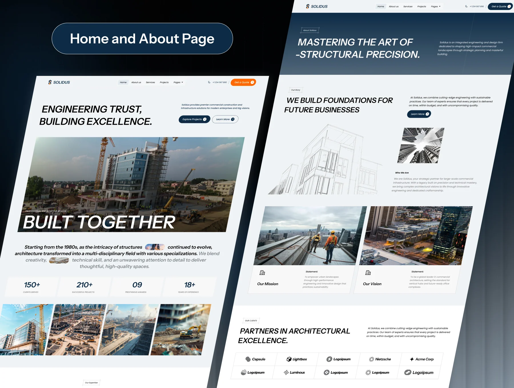 SOLIDUS - Construction Website Template 2