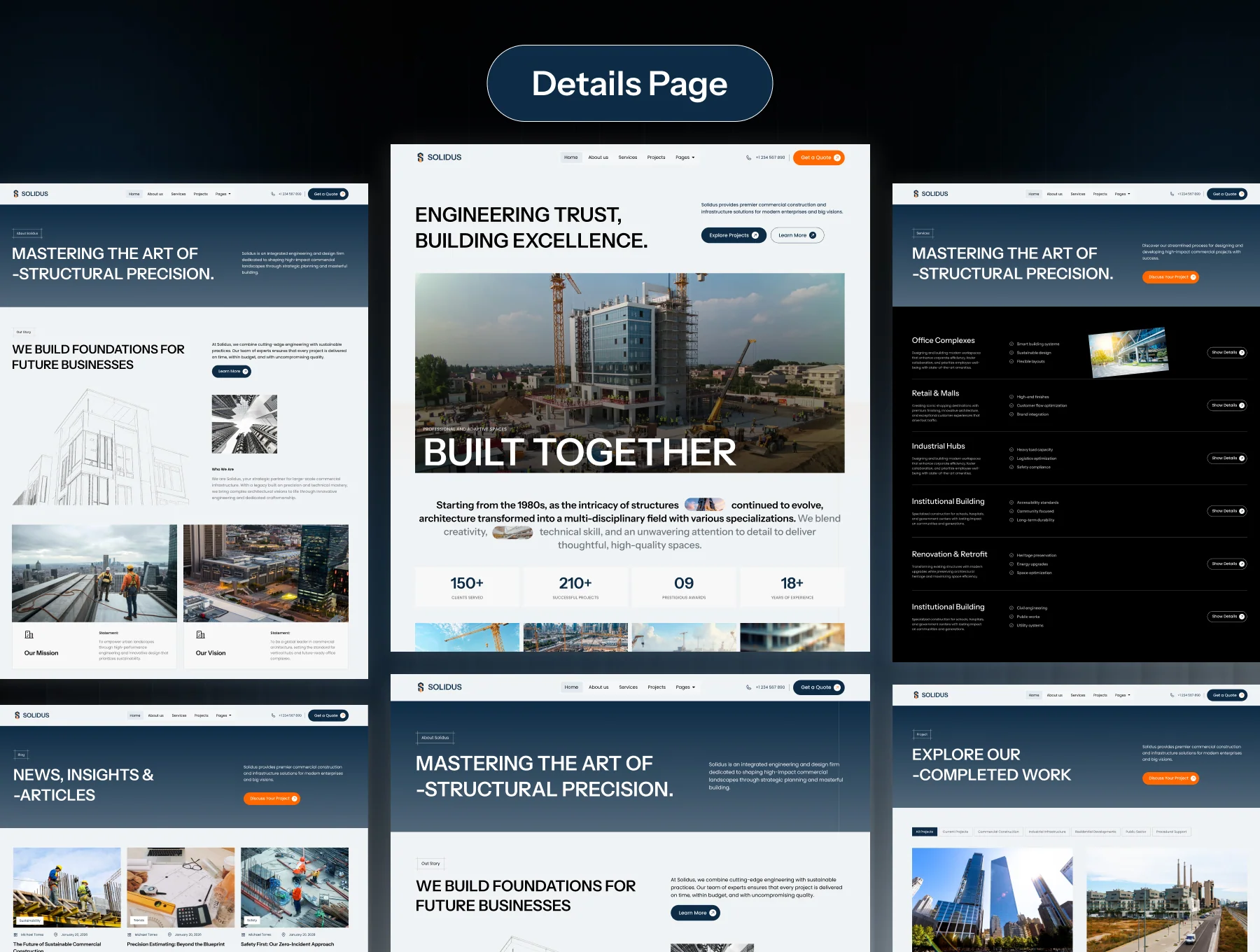 SOLIDUS - Construction Website Template 4