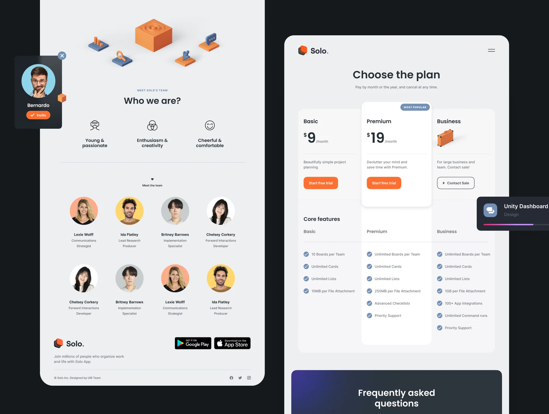 Solo: SaaS landing page kit 5