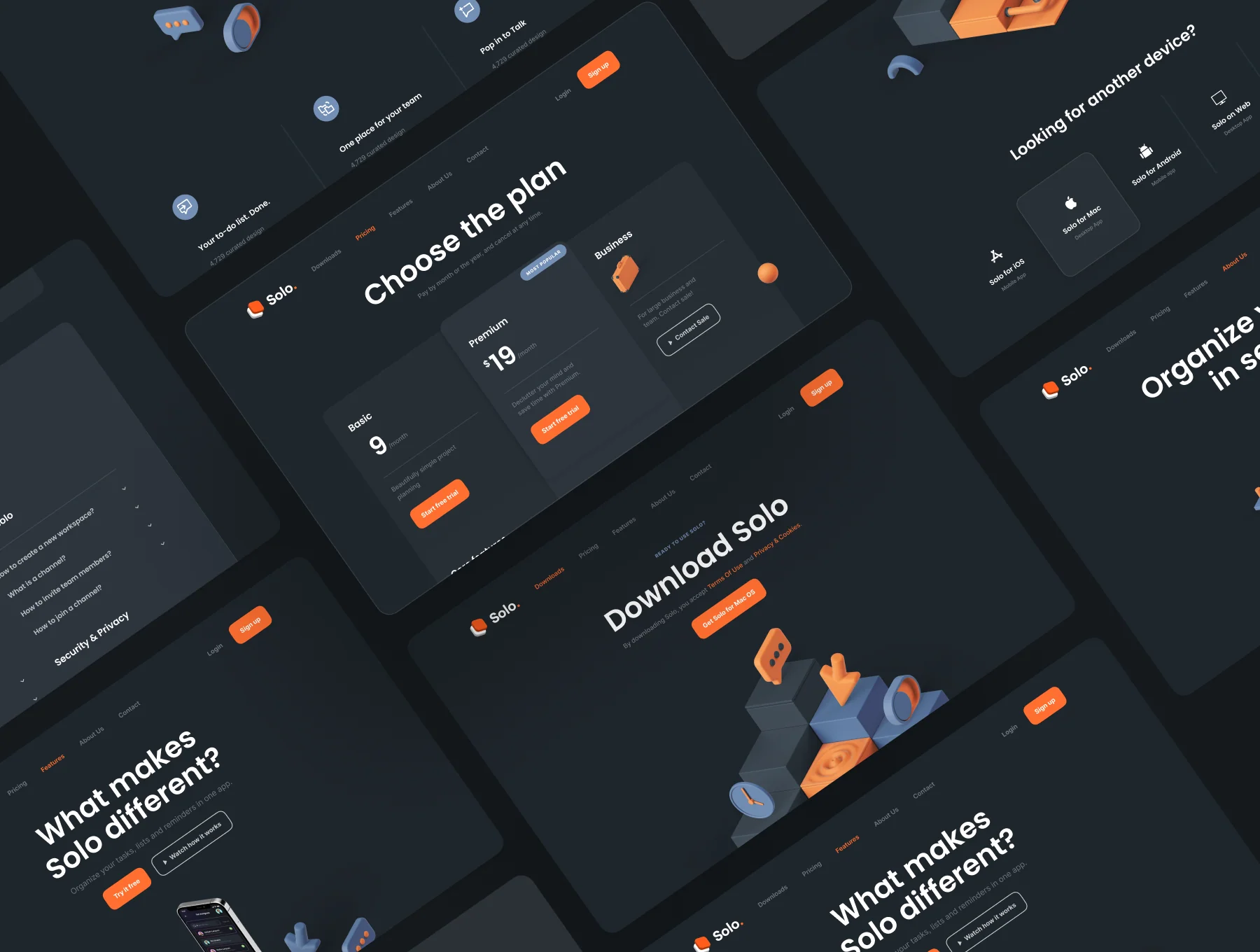 Solo: SaaS landing page kit 7