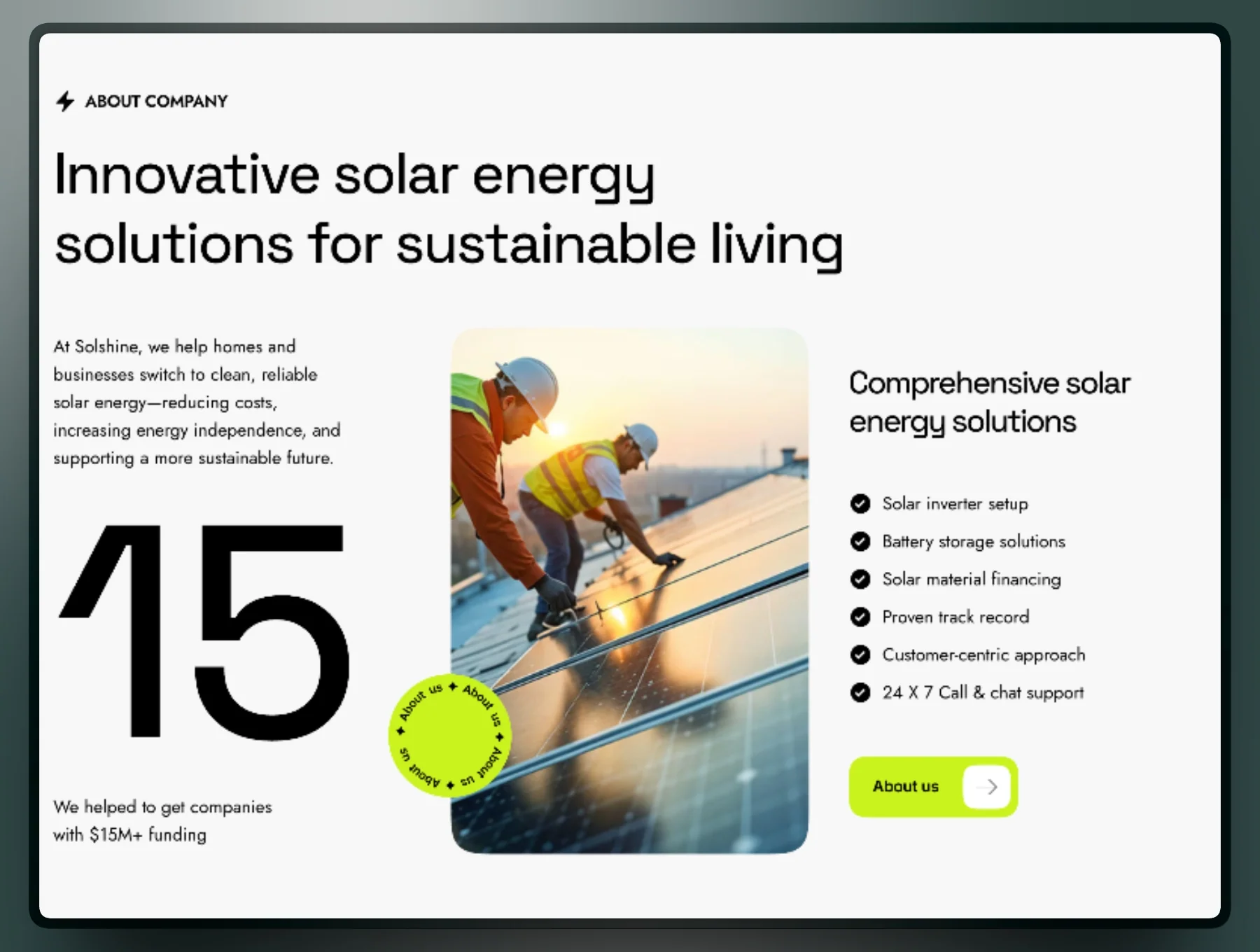 Solshine  Solar Energy & Renewable 3