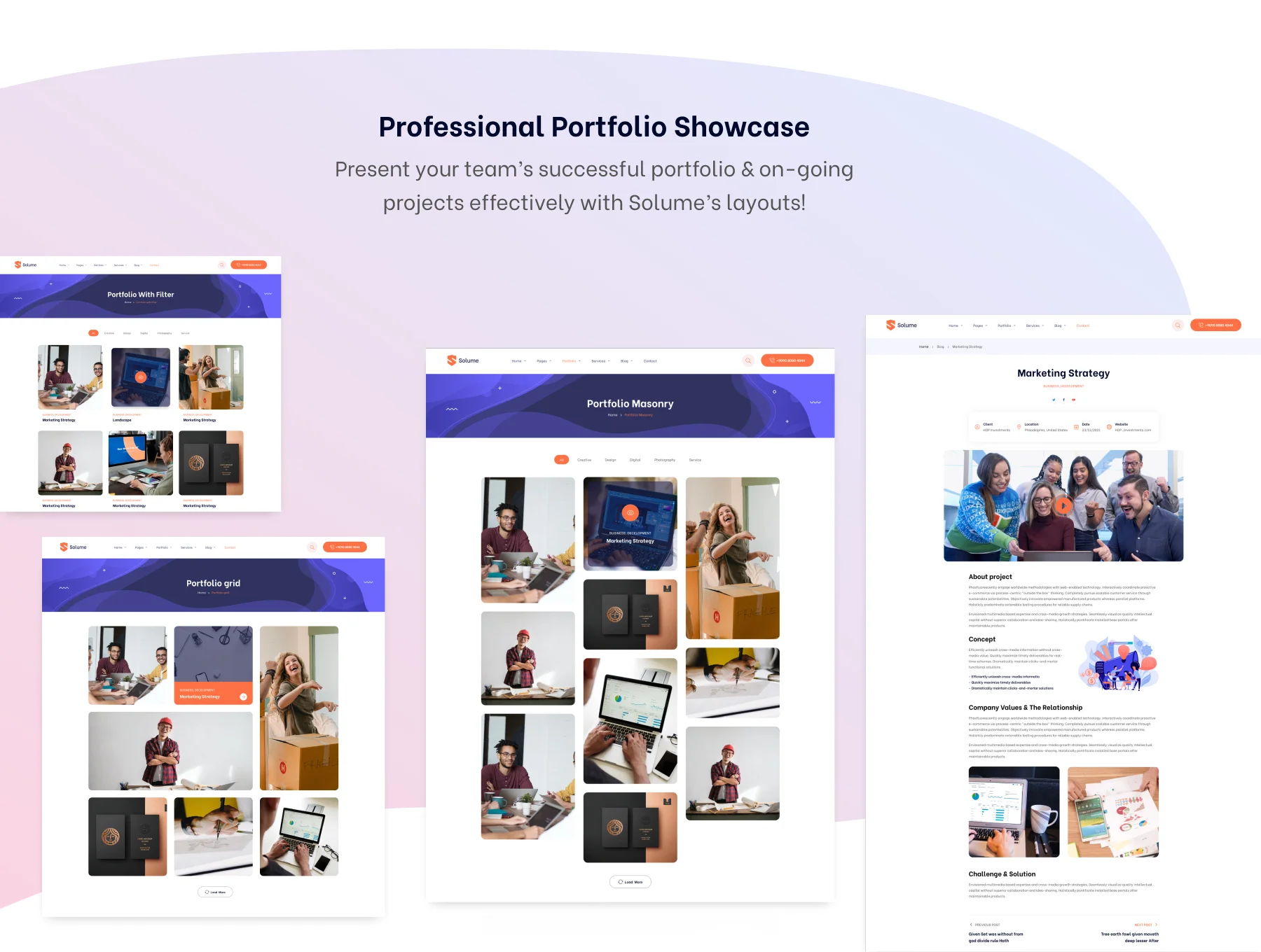 Solume Digital Marketing Agency Figma Template 4