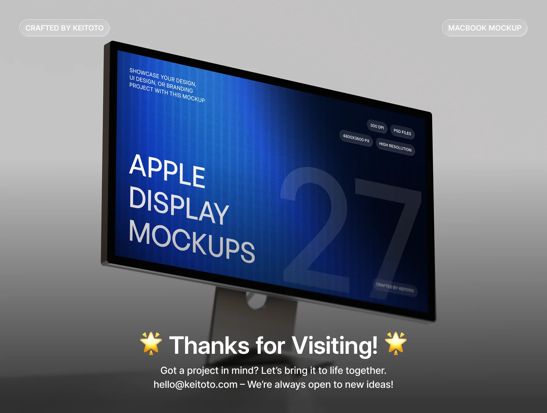 Solvane Premium Apple Display Mockup Bundle 4