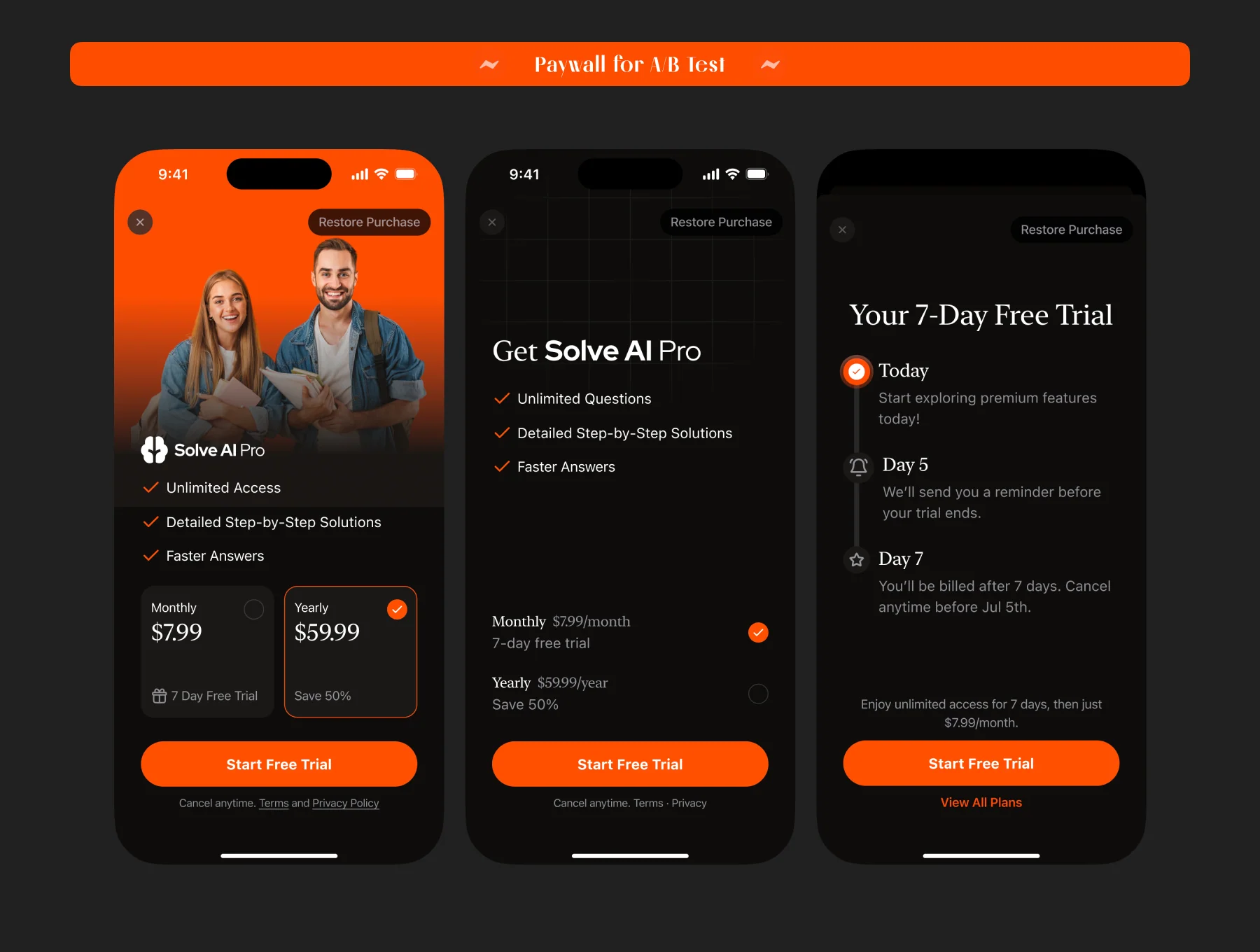 SolveAI: AI Homework iOS UI Kit 5