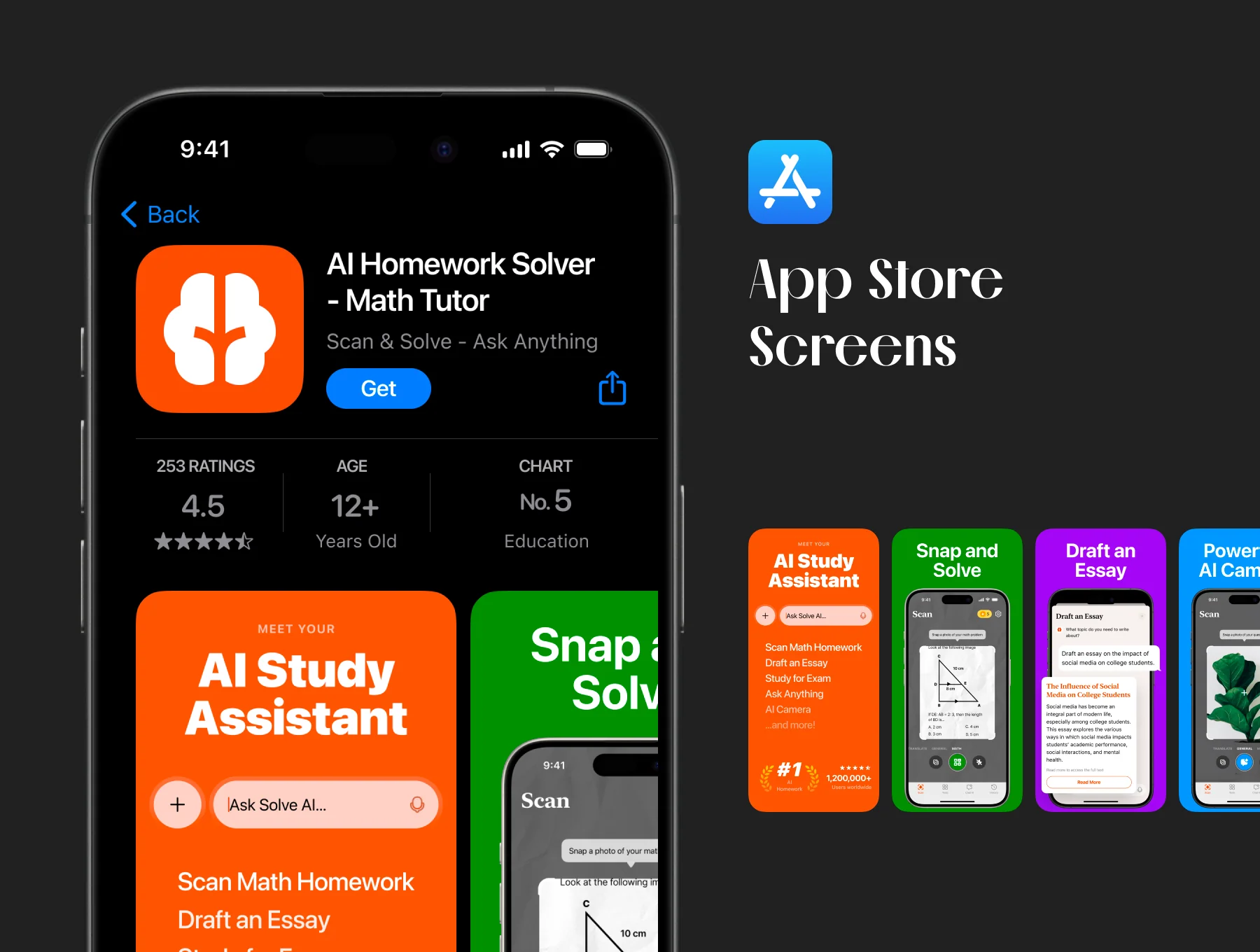SolveAI: AI Homework iOS UI Kit 6