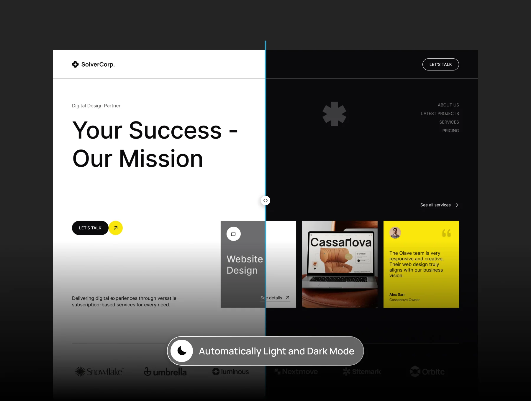 SolverCorp | Company Web Profile | Minimalist Style 5