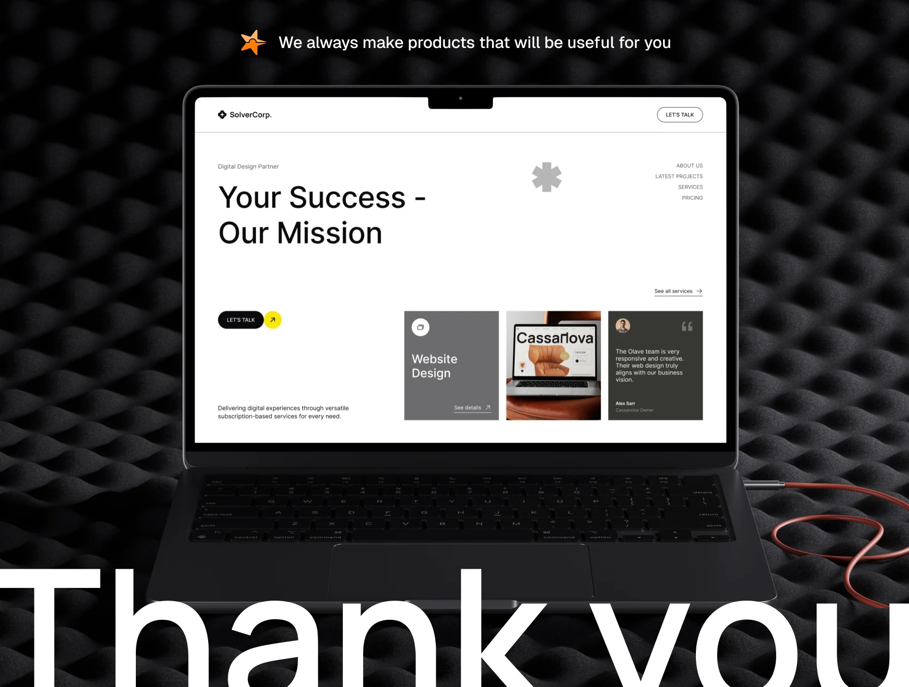 SolverCorp | Company Web Profile | Minimalist Style 8