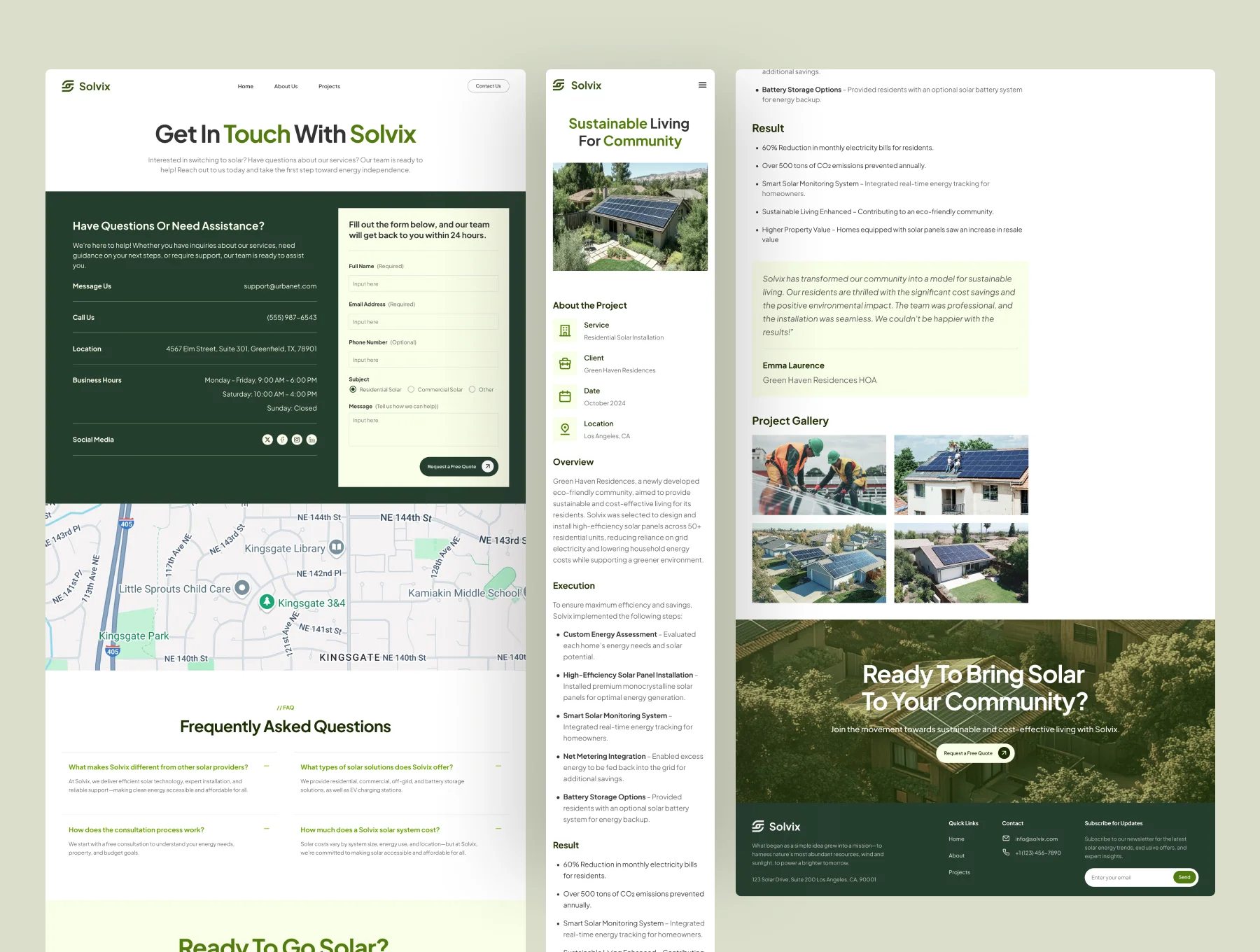 Solvix - Solar Panel Website 2