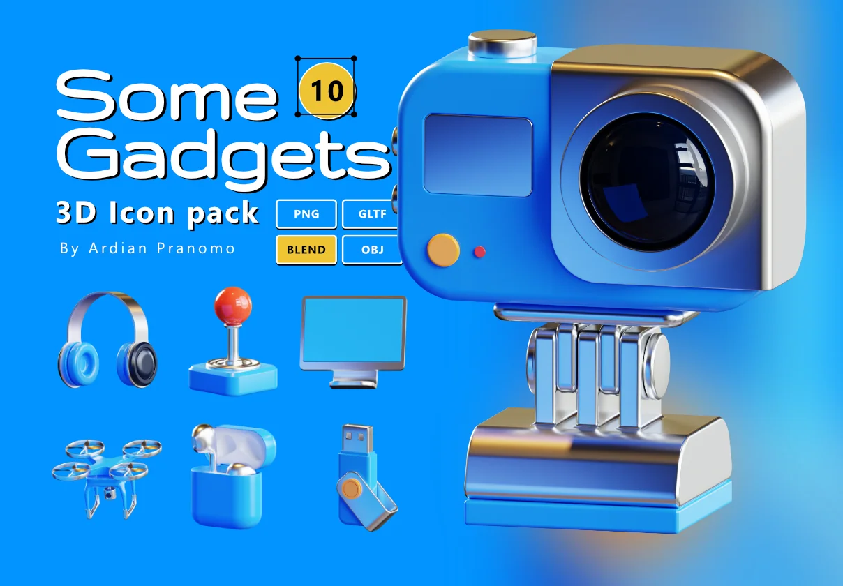 Some Gadgets 3D Icon Pack