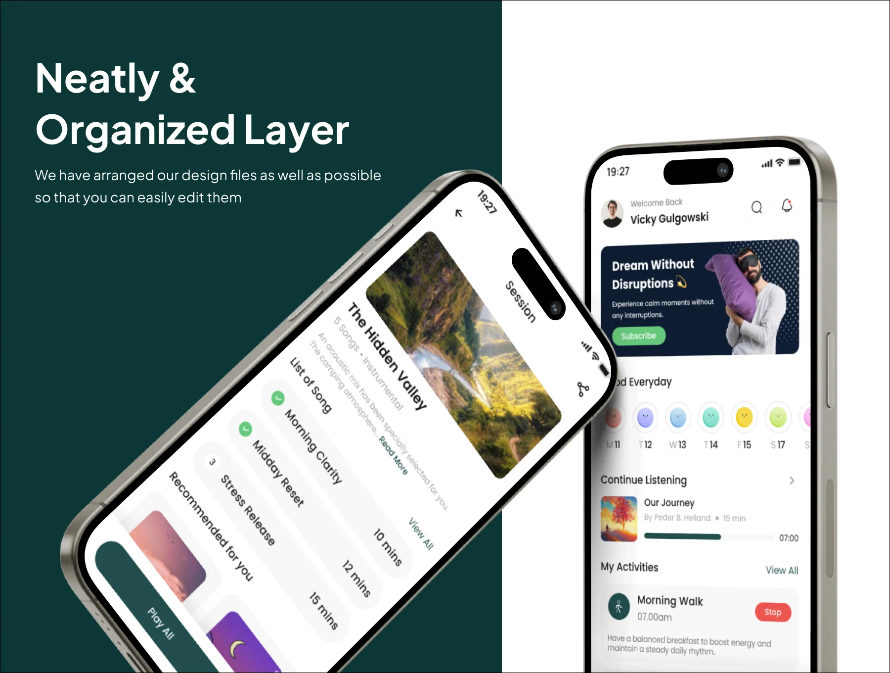 Somnia - Sleep and Activity Premium UI KIts App 3