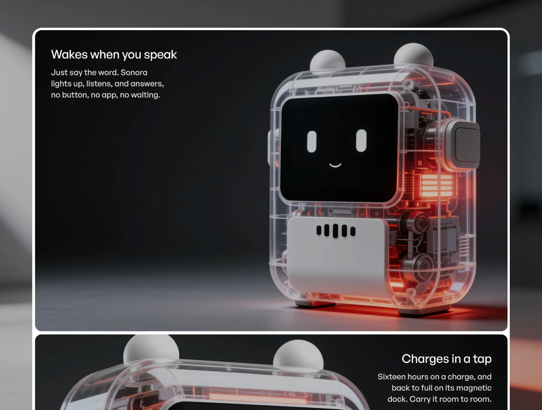 Sonora — AI Device & Hardware Startup Template 4