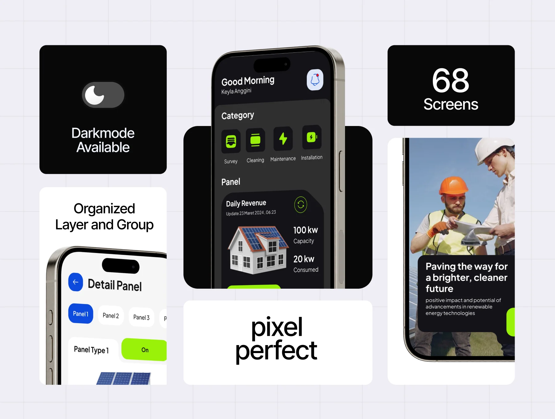Soola - Solar Management Mobile App UI KIT 2