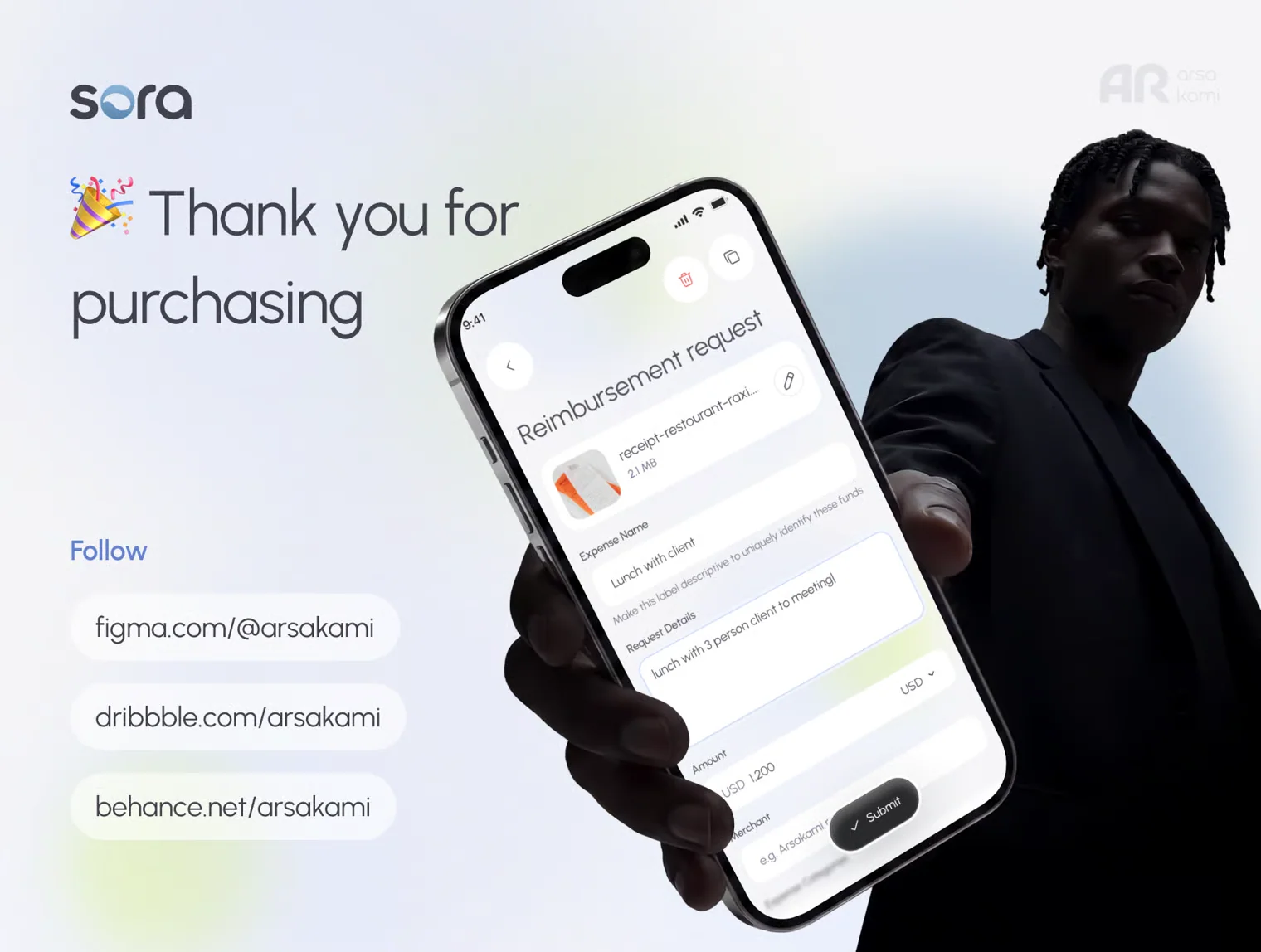 Sora - Employee Expenses & Business Travel App UI Kits 6