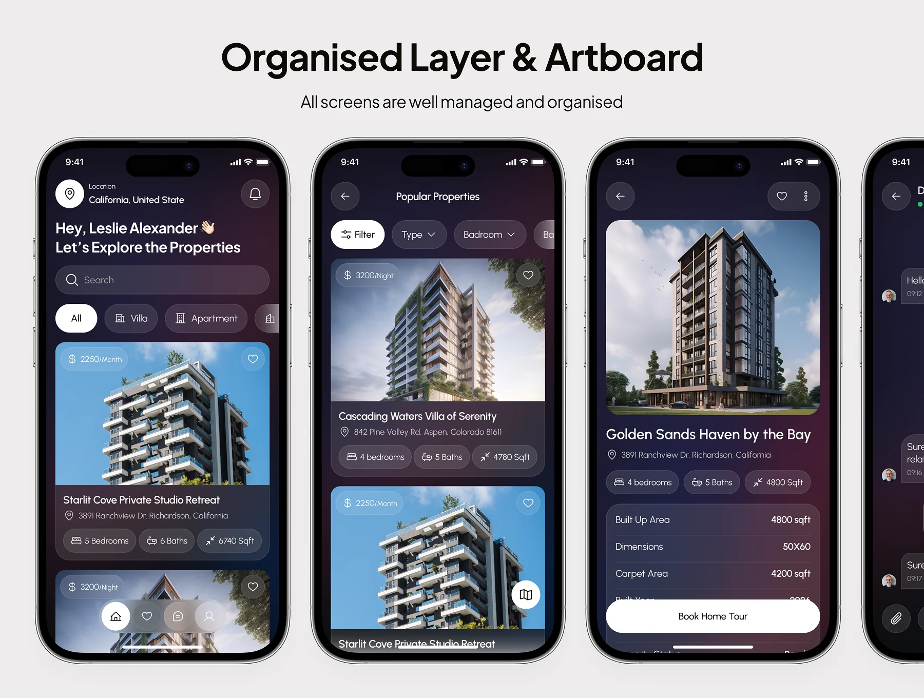 sores - Real Estate App UI Kit 3