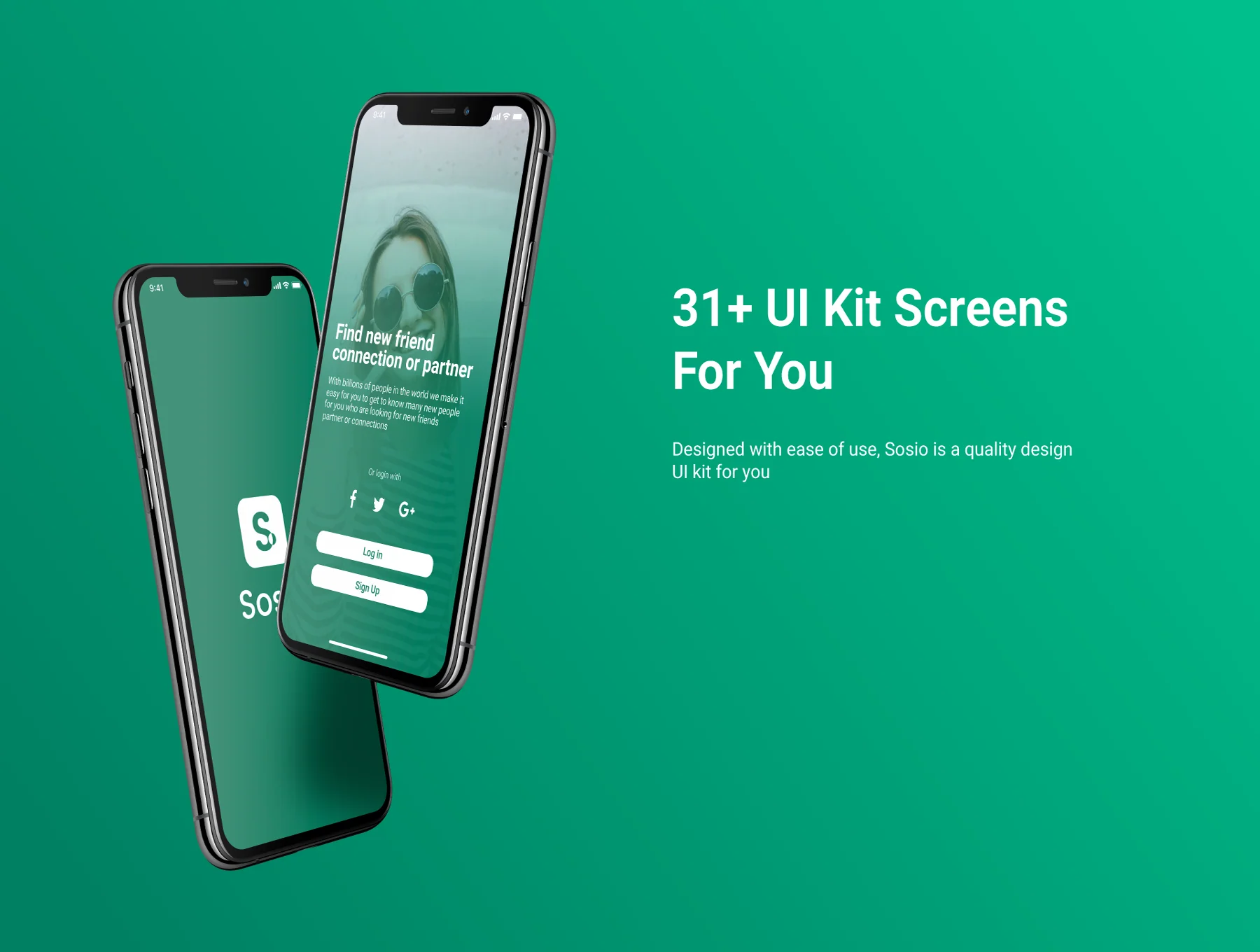 Sosio - Social Application Mobile UI Kit 4