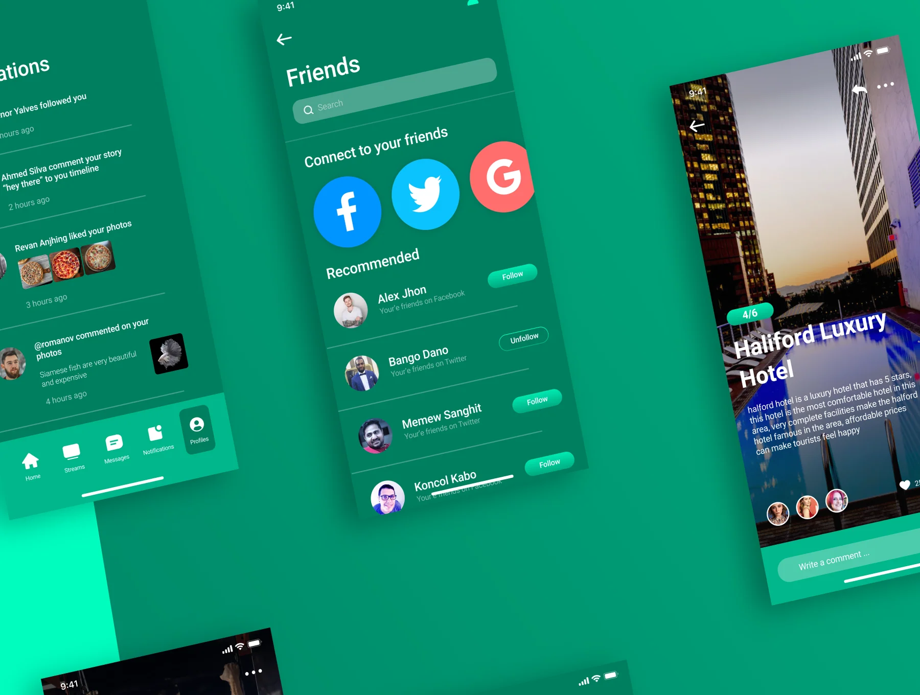 Sosio - Social Application Mobile UI Kit 5