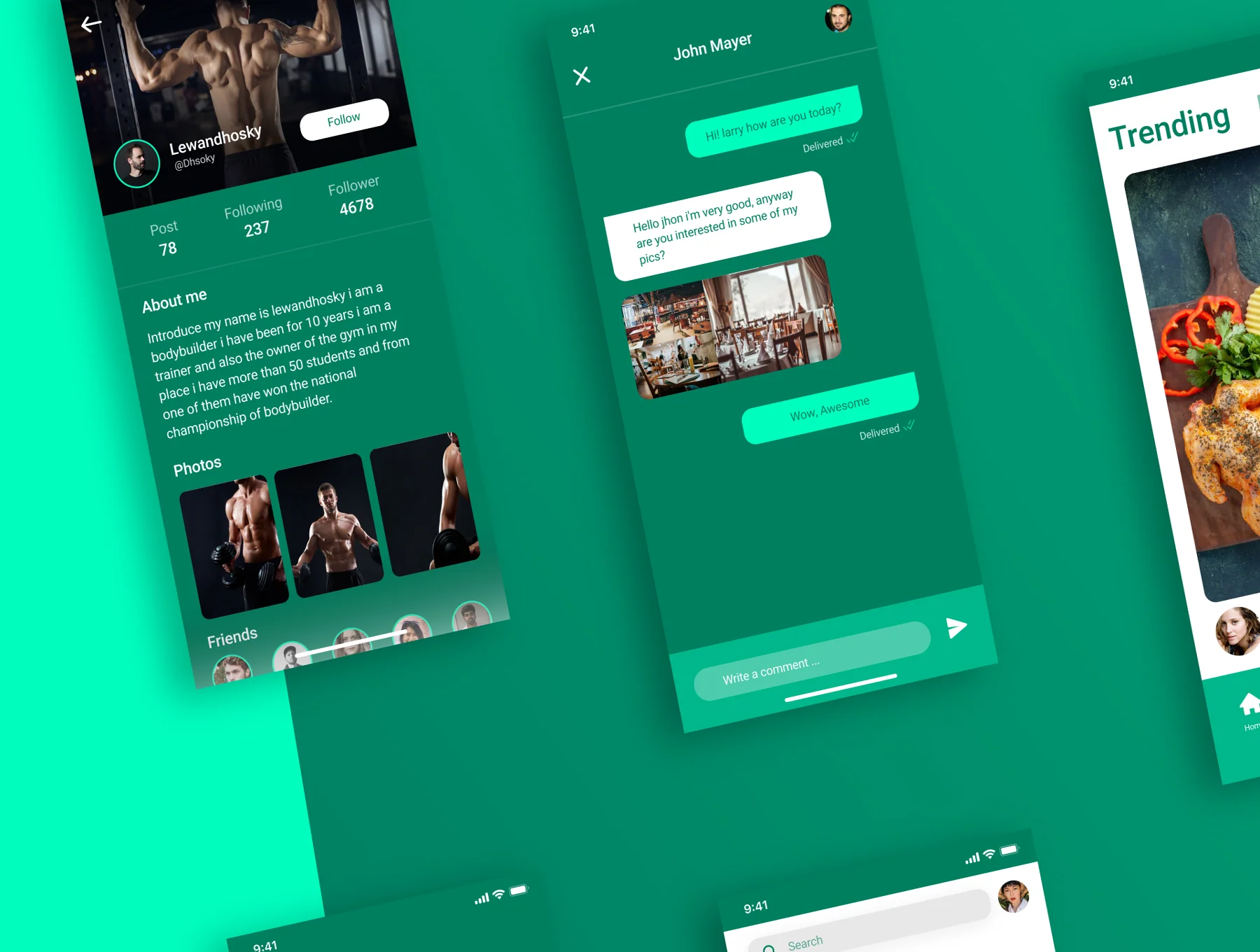 Sosio - Social Application Mobile UI Kit 7