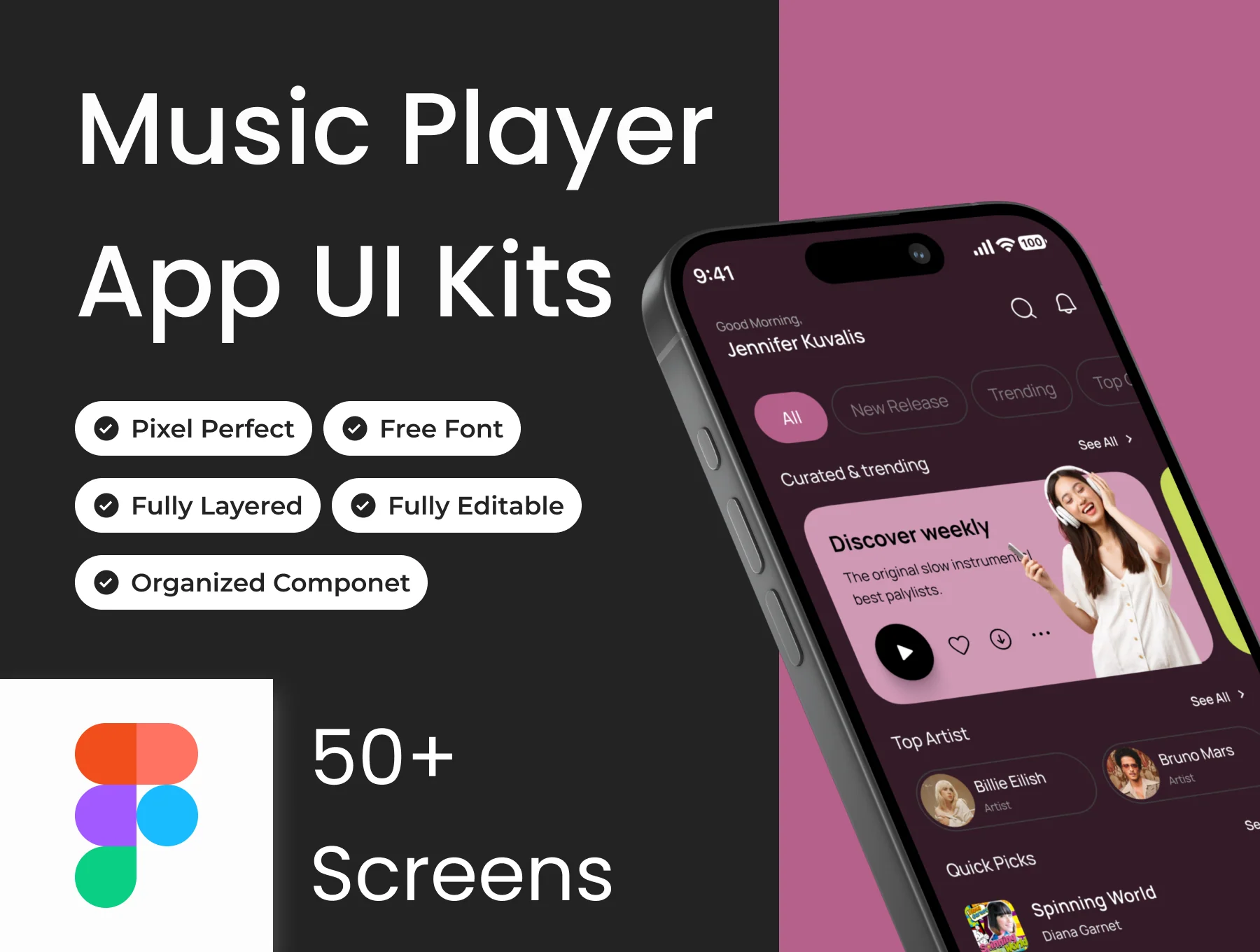 Soundly - Music Player App Ui Kits