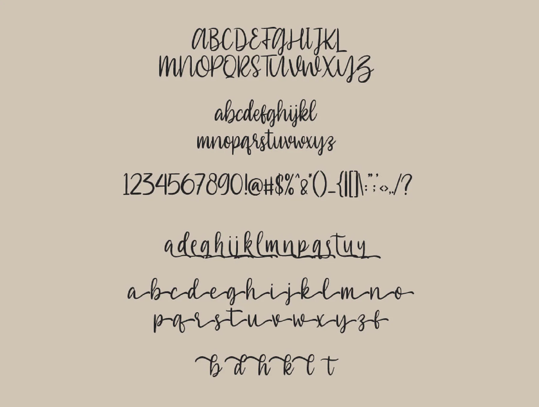 Southiya - Modern Calligraphy Font 6