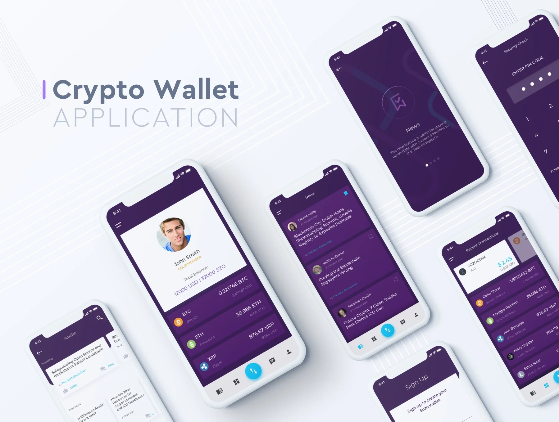 Sozo Wallet UI kit