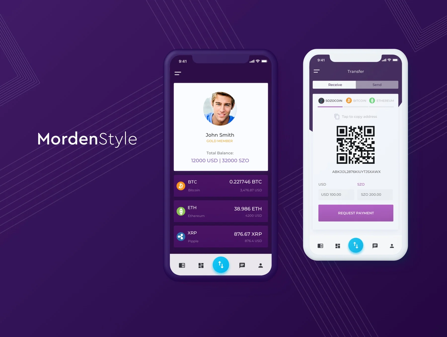 Sozo Wallet UI kit 4