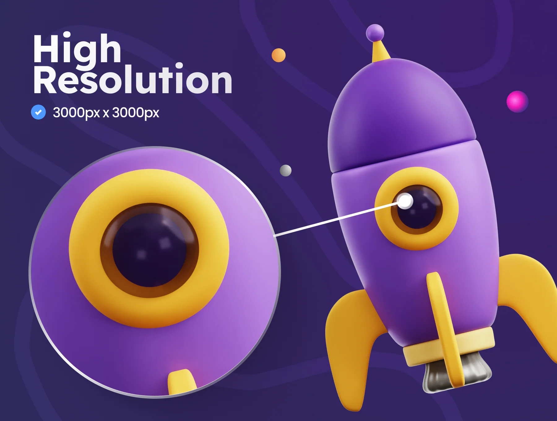 Space 3D Icon 3
